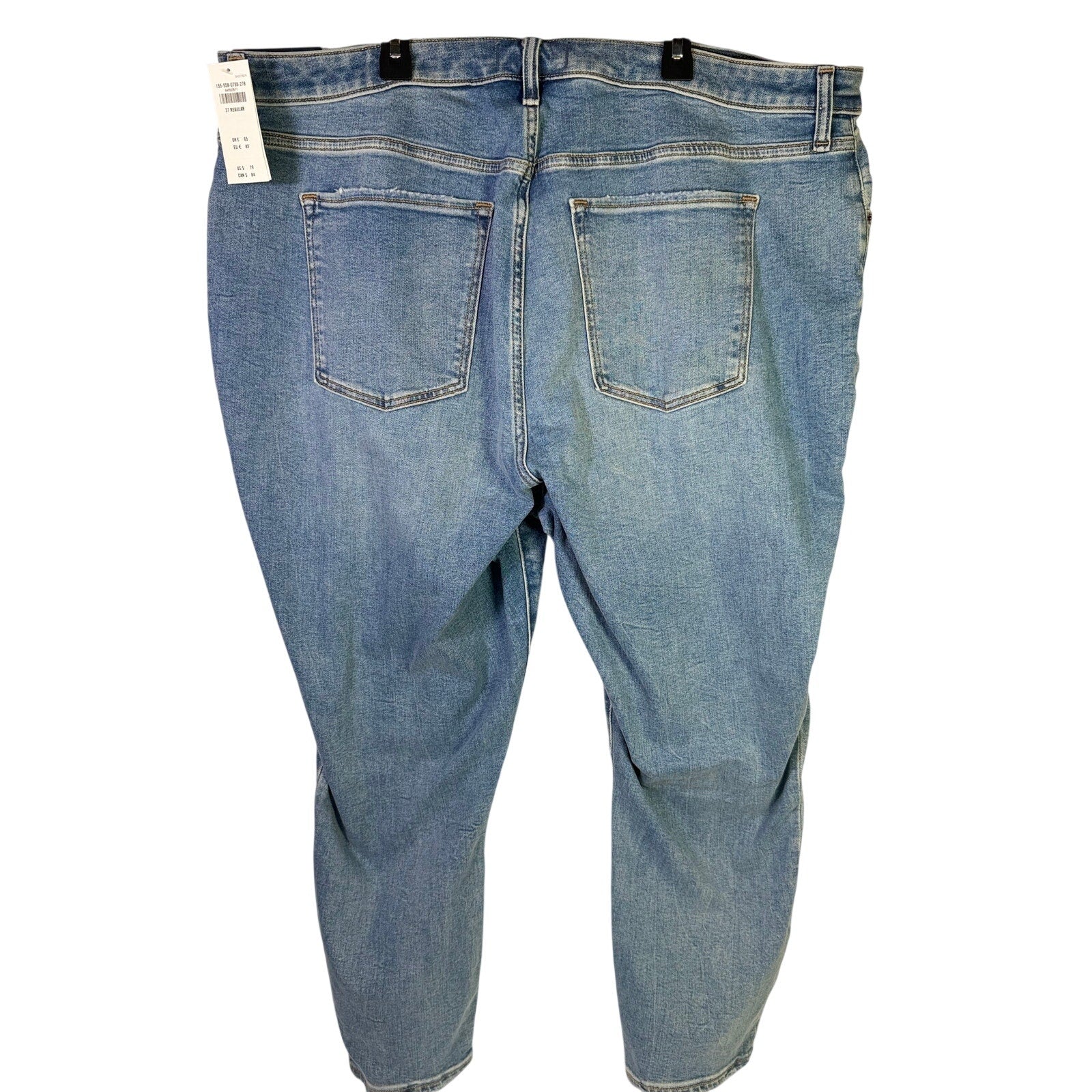 Abercrombie & Fitch Curve Love Super Skinny Ankle Jeans Women’s Size 37 24R NWT - tag close-up