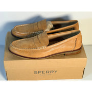 Sperry Seaport Penny Leather Loafers – Women's US 9M Tan STS85444 – New in Box
