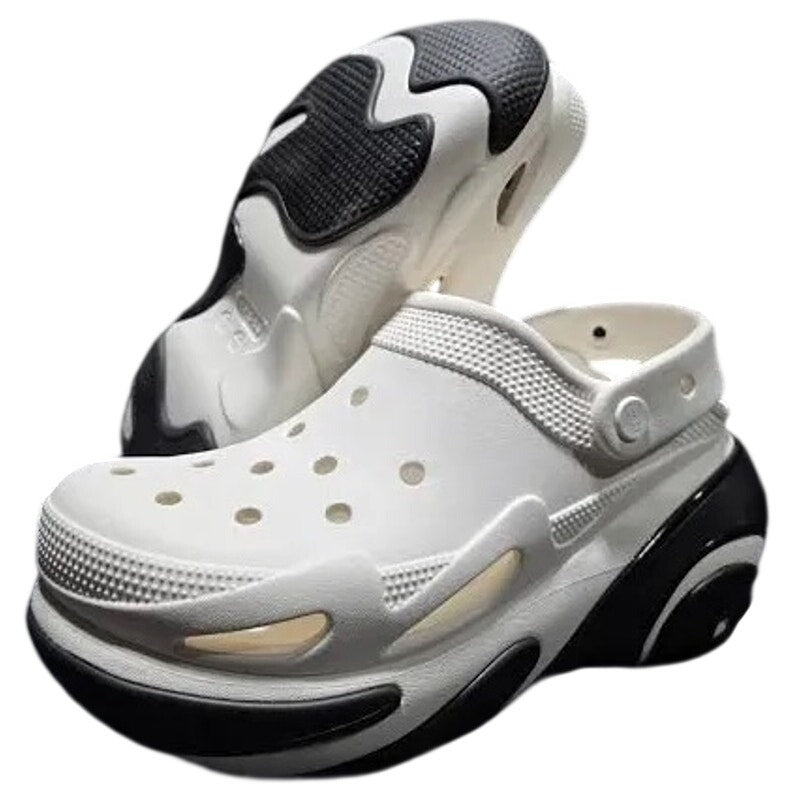 Bubble Crush Clog White Platform Shoes – Women’s Size 10 / Men’s Size 8 – NWT