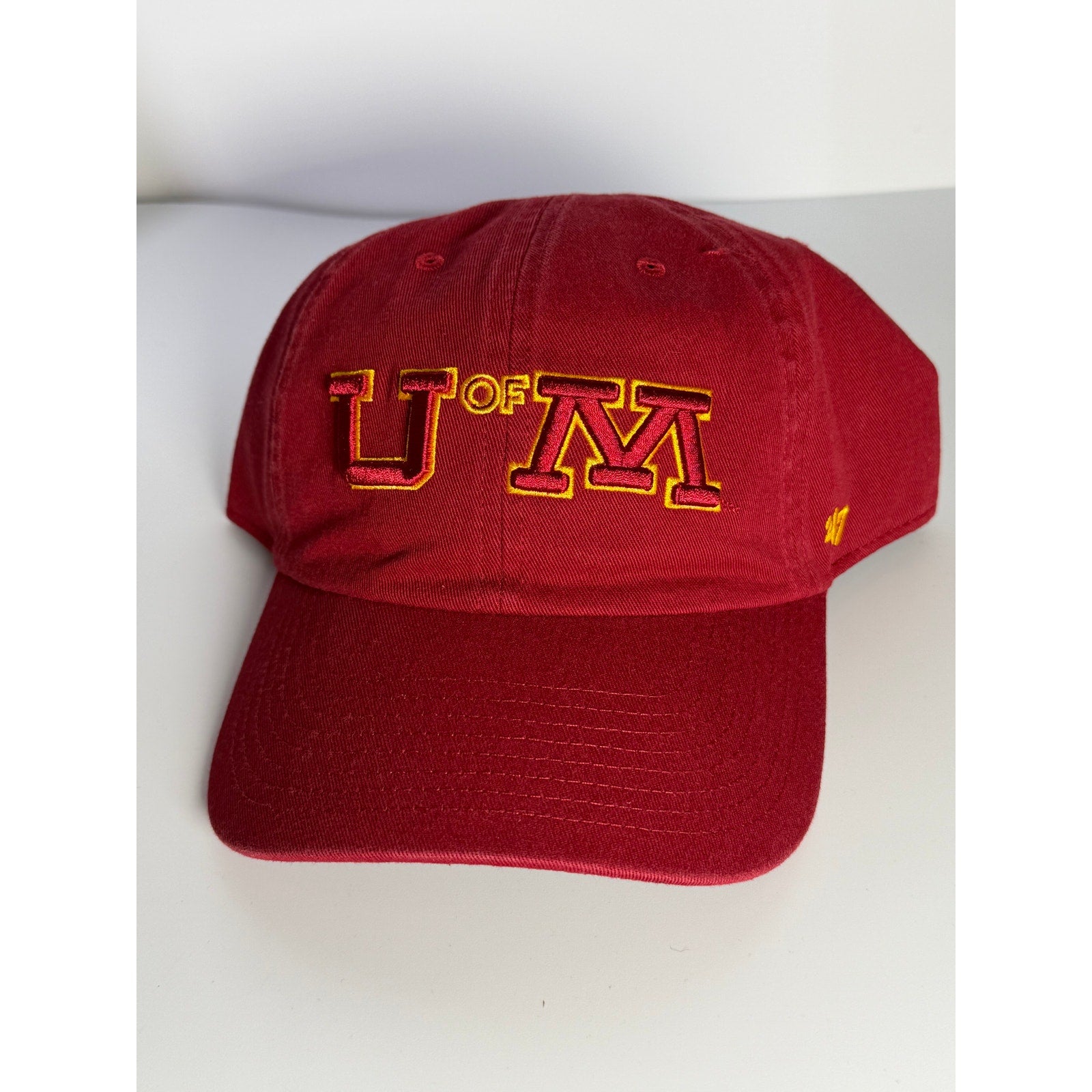 '47 University of Minnesota U of M Adjustable Dad Hat Maroon Gold OSFM