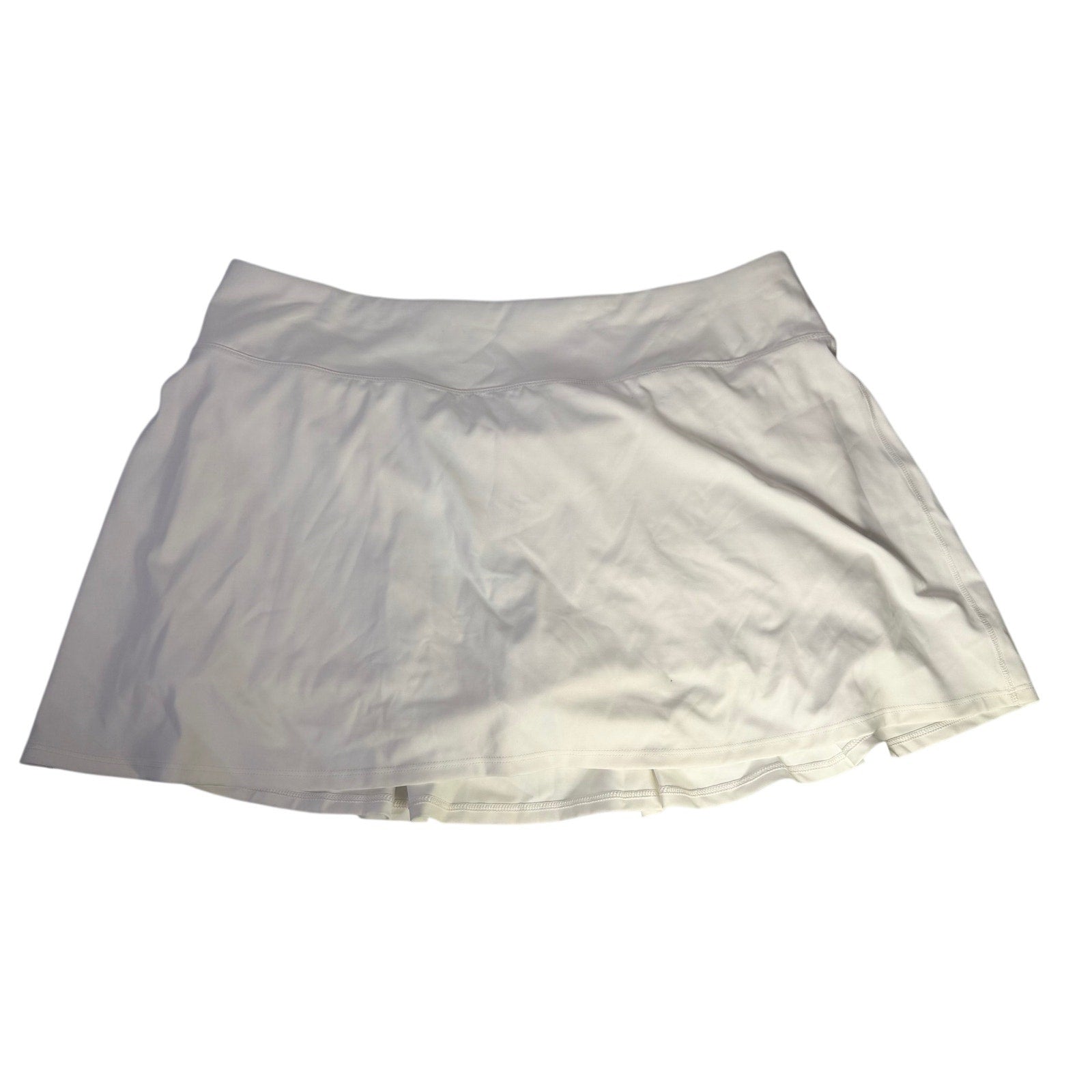 CALIA Women’s Court Collection High-Rise Skort 14” White Size XL