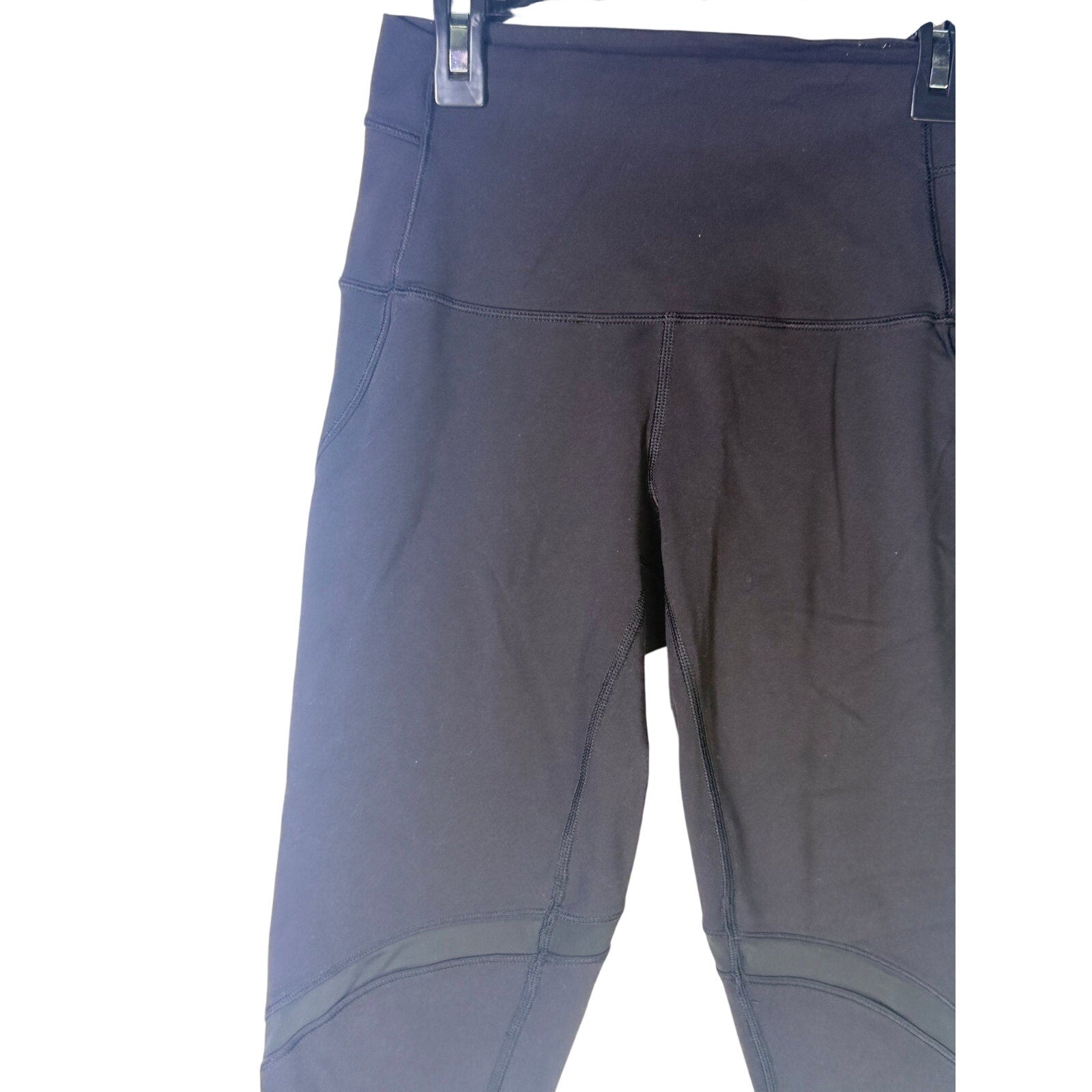 Lululemon Women’s High-Rise Paneled Cropped Leggings Black Size 6