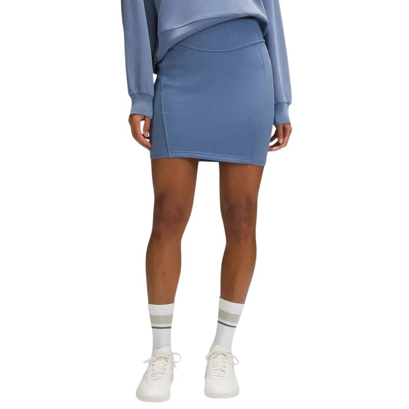 Lululemon Women's Softstreme High-Rise Mini Skirt Blue Athletic Casual