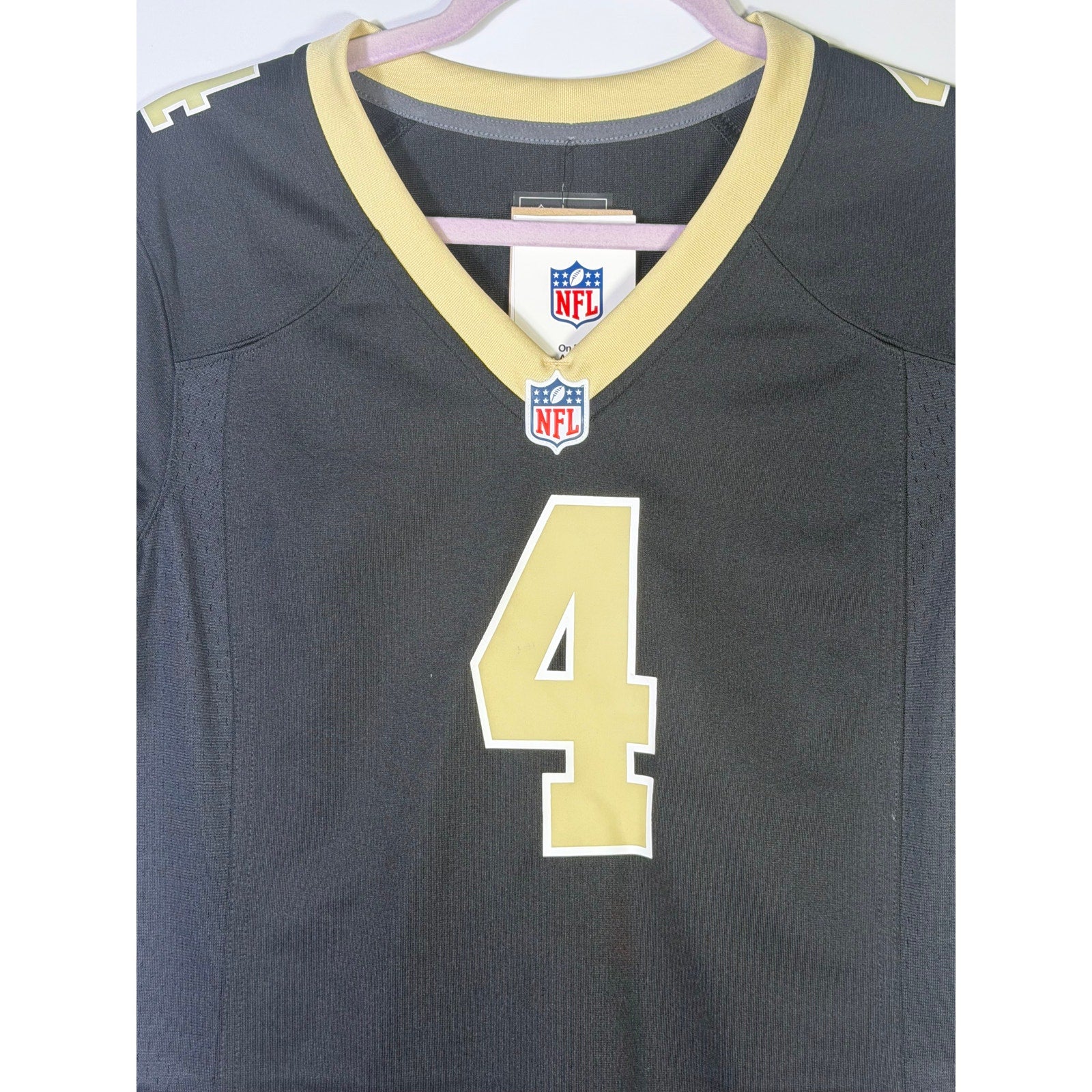 Nike Women’s New Orleans Saints Derek Carr #4 Game Jersey Black M NWT