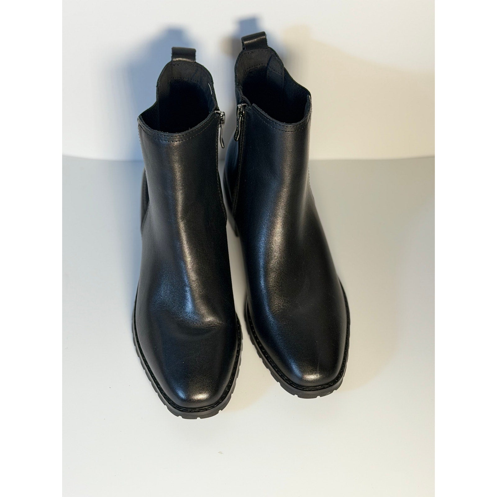 Easy Spirit Women's Black Chelsea Ankle Boots US 8.5M Side Zip – Pre-Owned