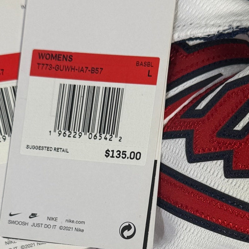 Nike Cleveland Guardians Shane Bieber #57 Women's Jersey NWT L White