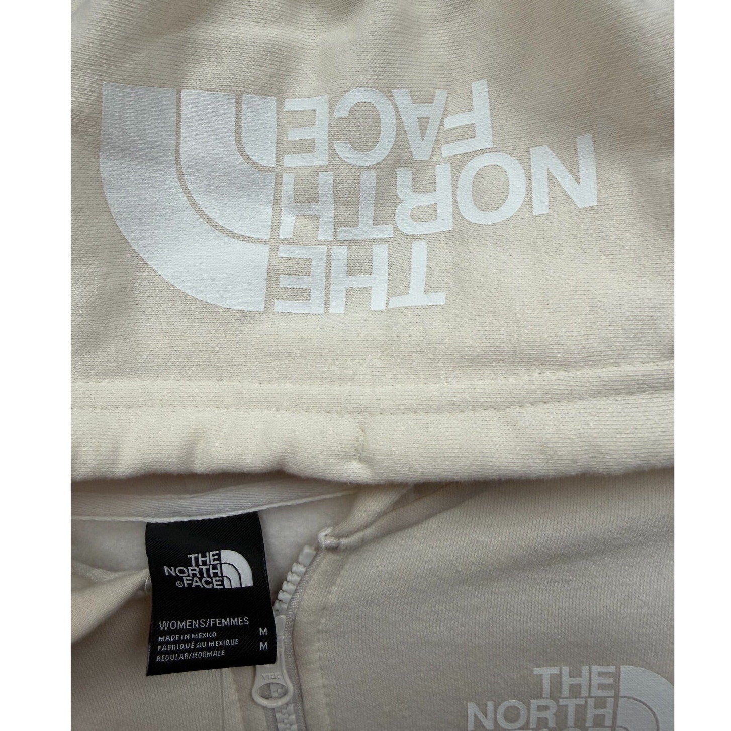 The North Face Brand Proud Full-Zip Hoodie – Gardenia White – Womens Medium