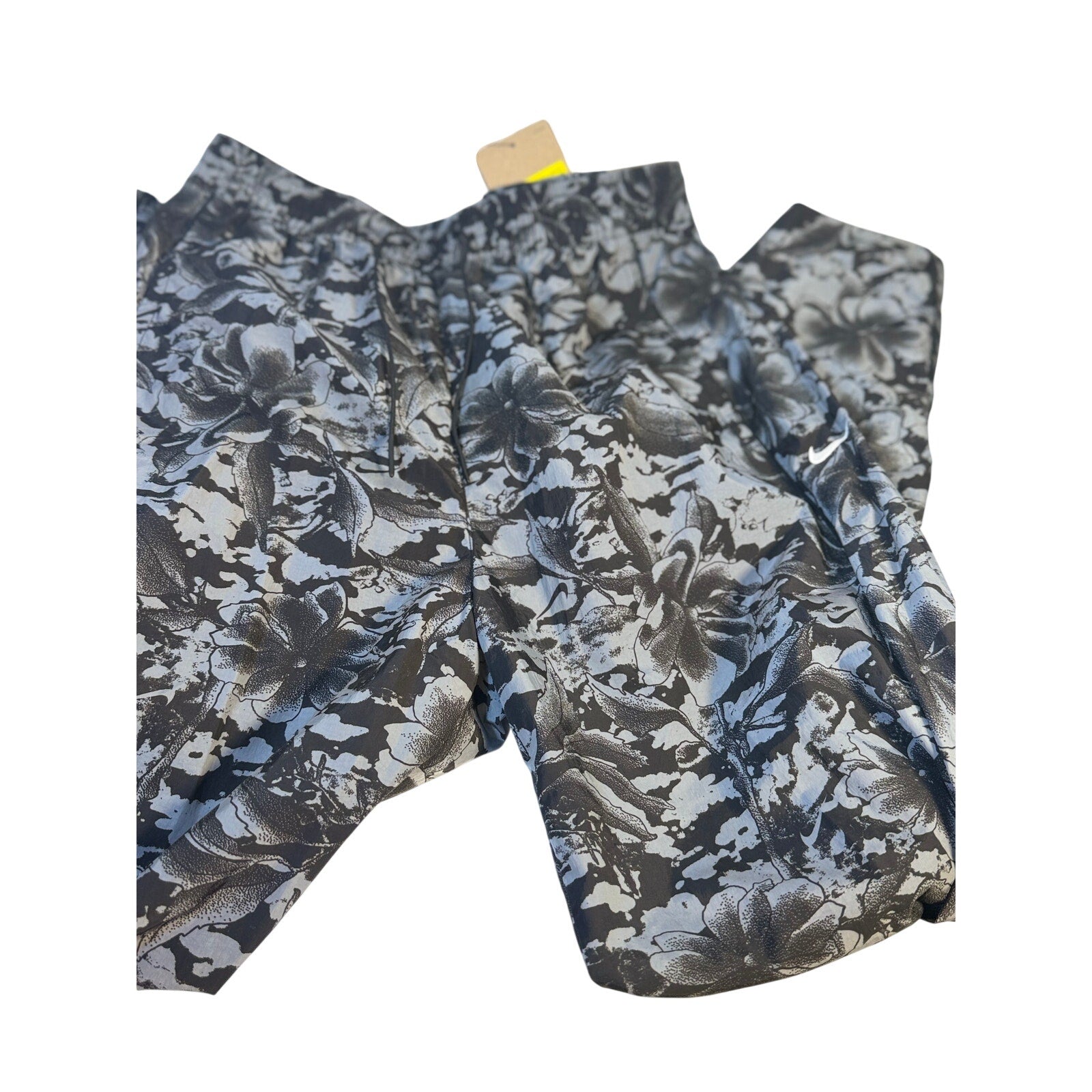 Nike Dri-FIT ADV Women's Running Shorts Black Gray Floral Print Size Small