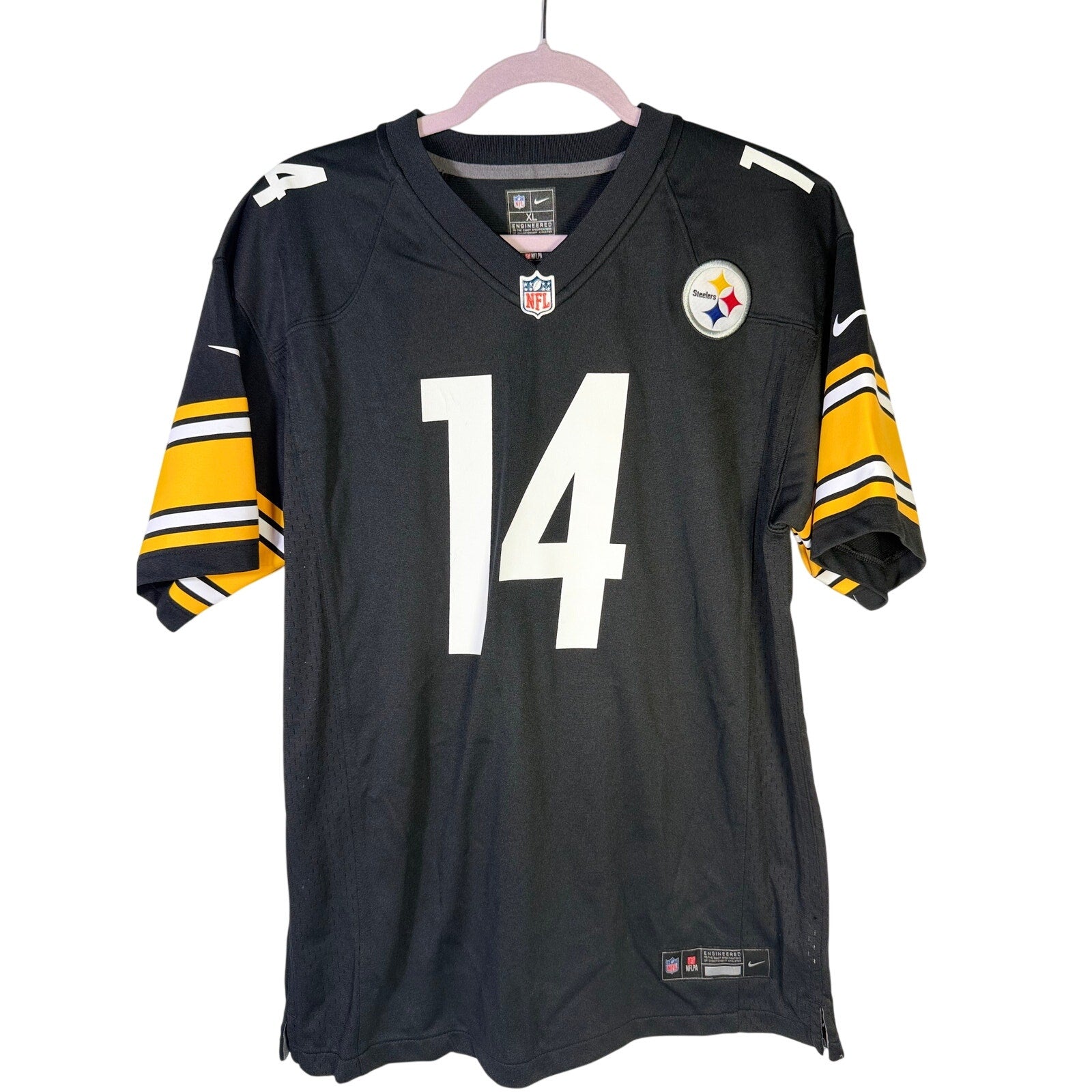 Nike NFL Pittsburgh Steelers George Pickens #14 Game Jersey – Men’s Size XL – Pre-Owned