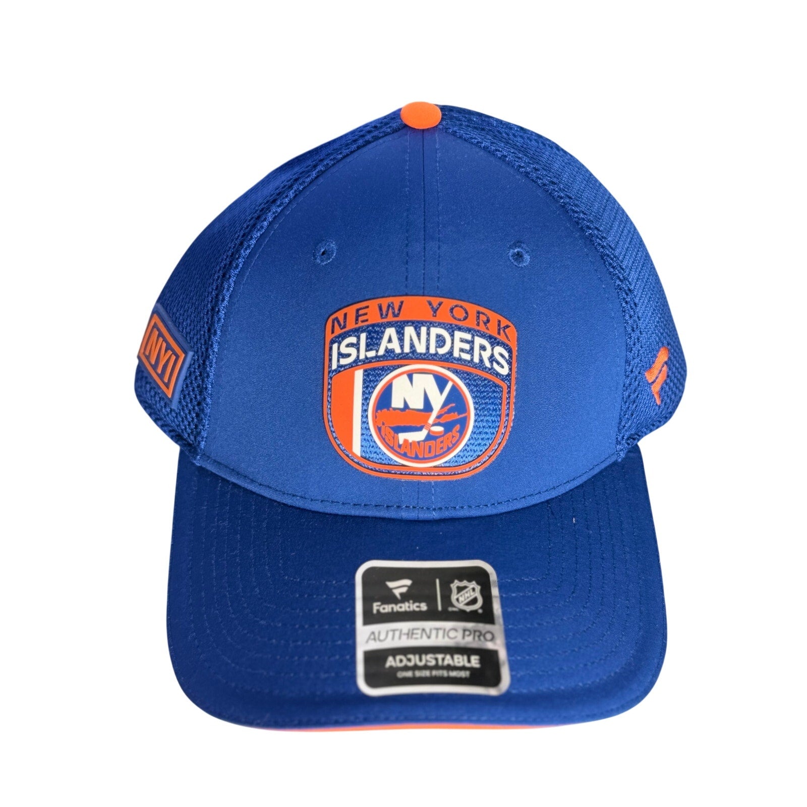 Fanatics New York Islanders Authentic Pro Adjustable Mesh Hat – Blue – NWT