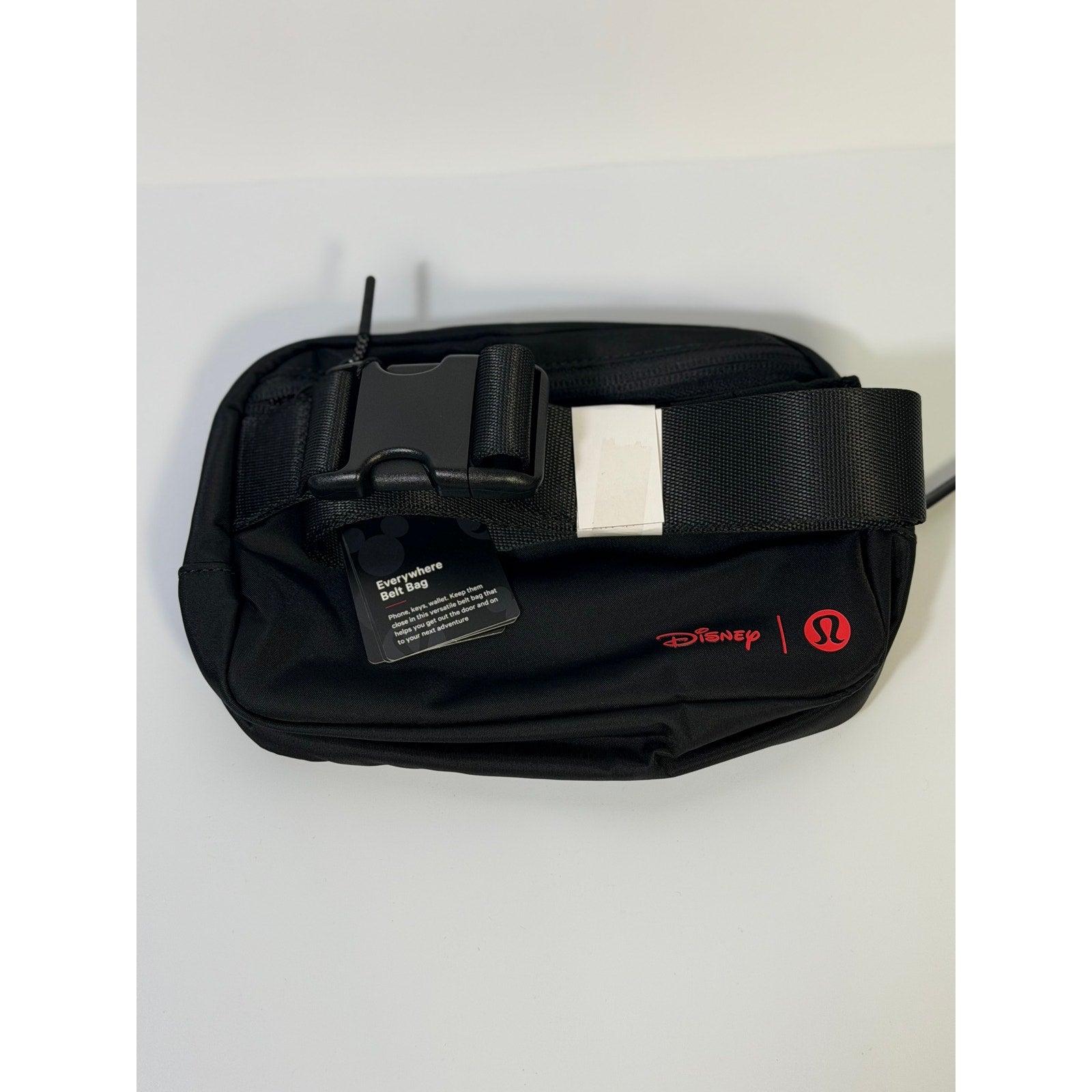 Lululemon x Disney Mickey Mouse Everywhere Belt Bag Black Embroidered NWT