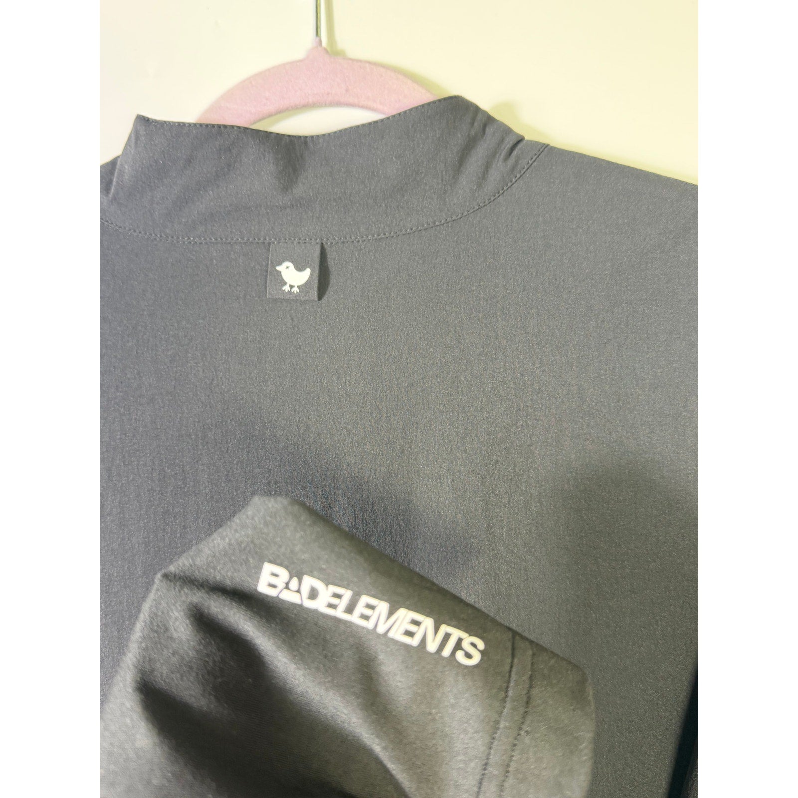 Bad Birdie Mechanism Quarter Zip Pullover Men's XL Black NWT