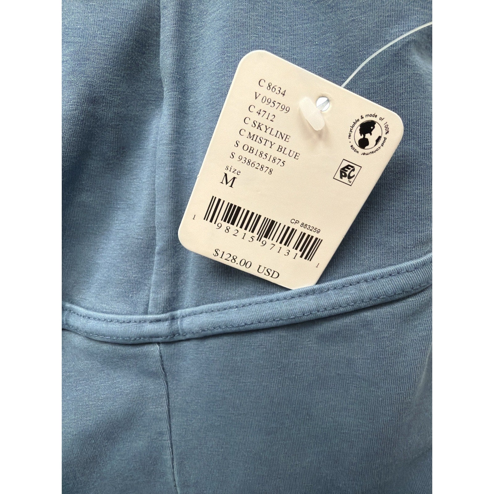 New Free People Movement Jumpsuit – Women’s Medium – Misty Blue – NWT