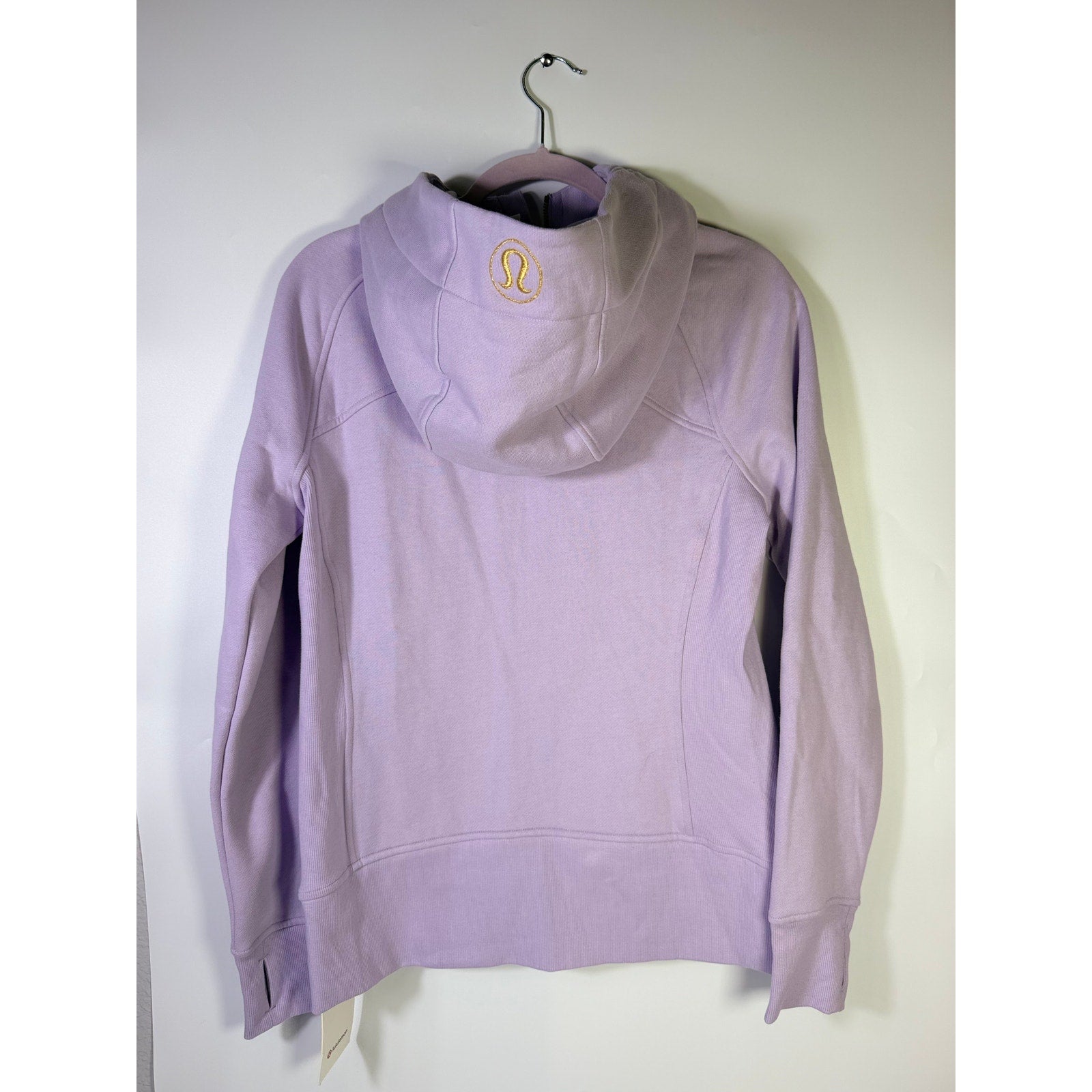 Lululemon Scuba Full Zip Hoodie Women's Size 10 Lilac Gold NWT