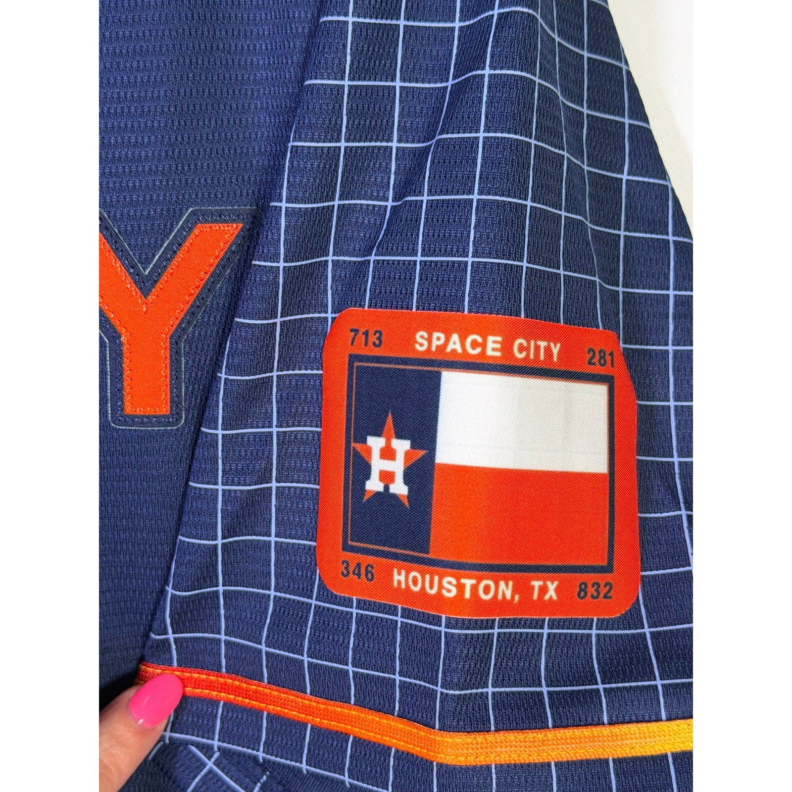 Nike Houston Astros Space City Connect MLB Jersey Navy Men’s Size M NWT