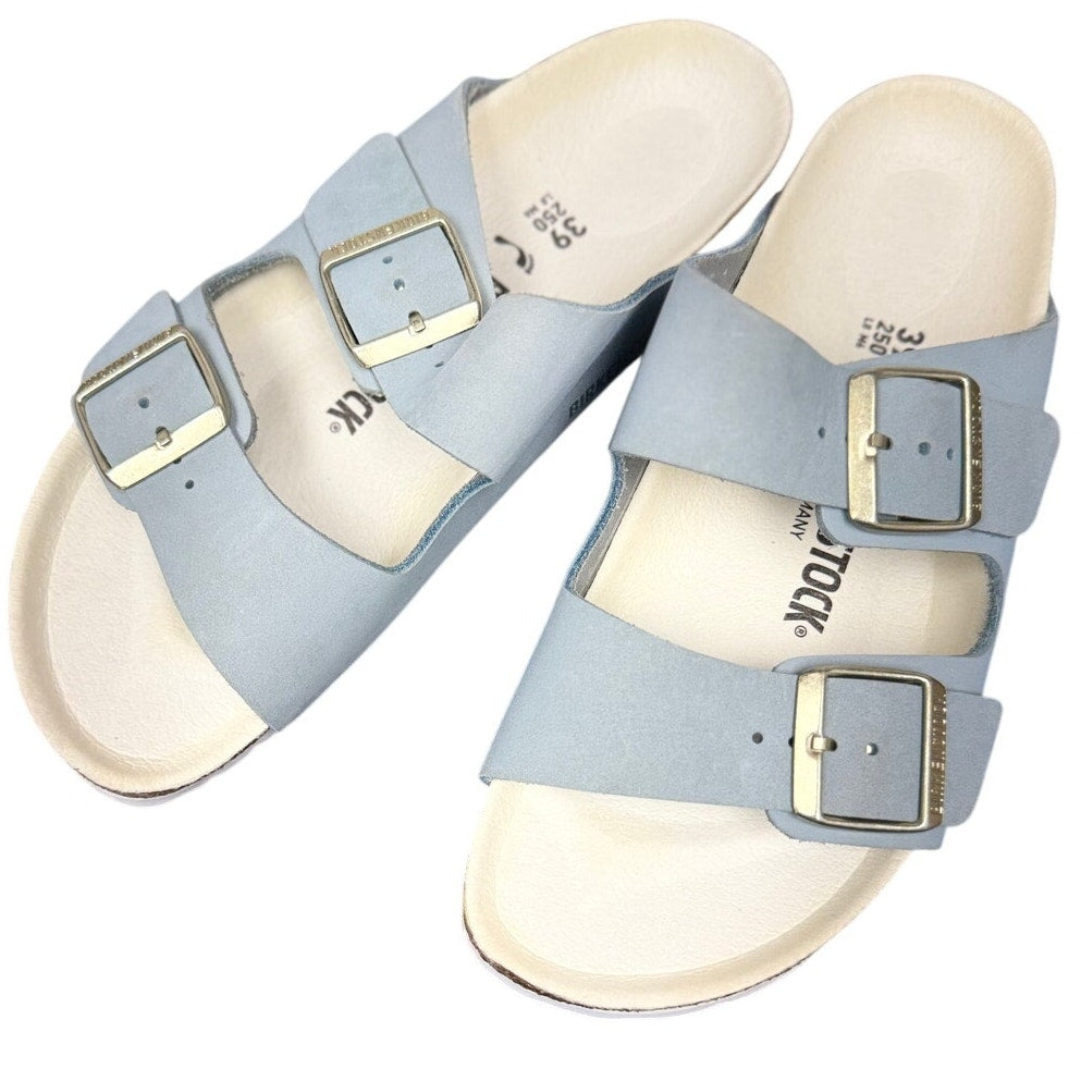 Birkenstock New Women's Arizona Sandal Sky Blue Nubuck | 39 EU