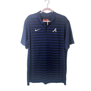 Nike Atlanta Braves Authentic Collection Men’s Dri-FIT Polo Shirt Size L Navy NWT