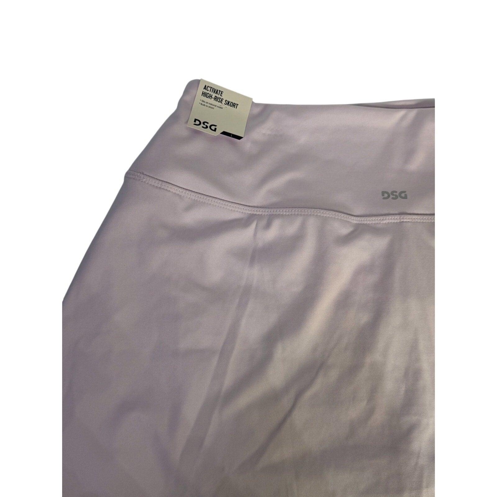 DSG Women’s Activate High-Rise Skort Lavender Built-In Shorts Size L