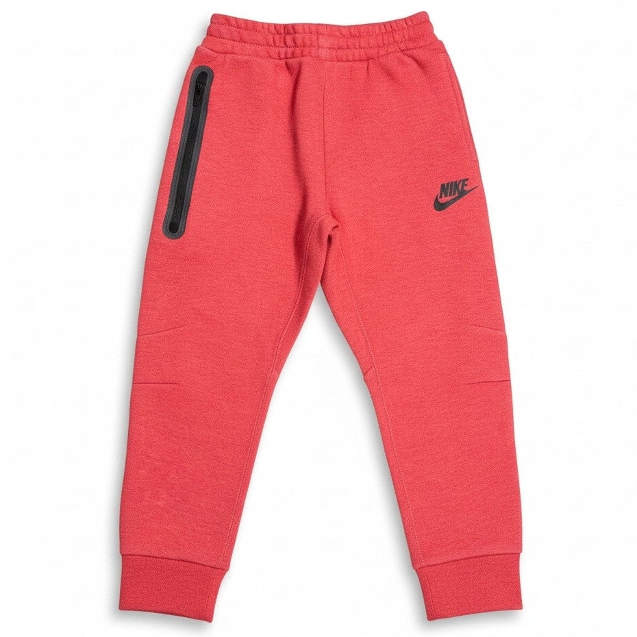 Nike Kids Tech Fleece Jogger Pants Red Size 5 4–5 Years 104–110 CM