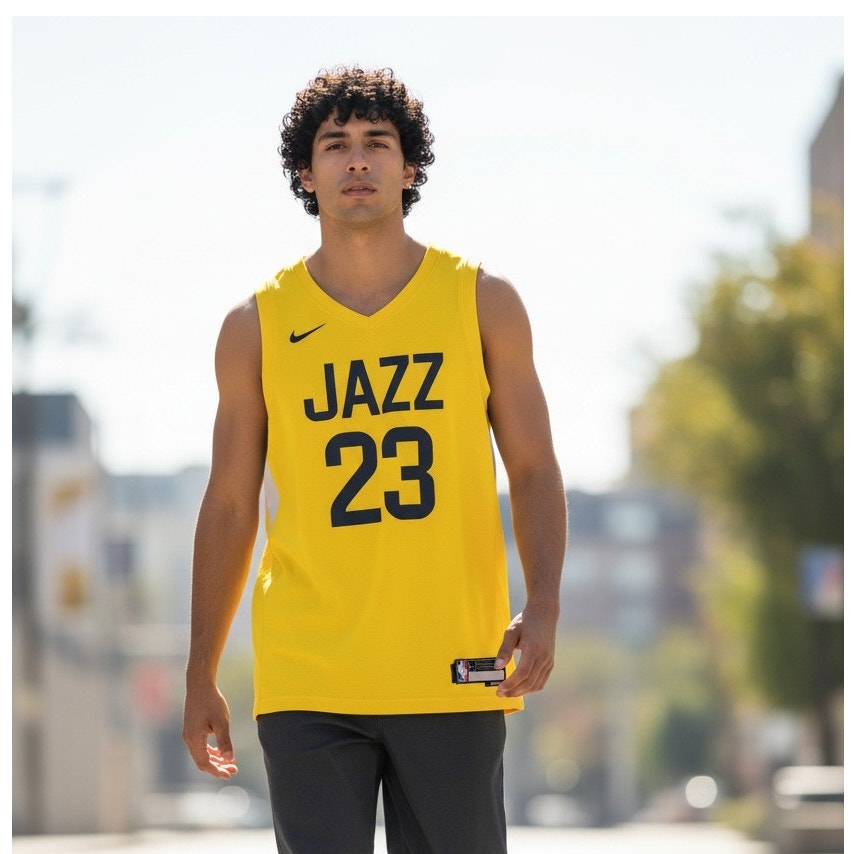 Lauri Markkanen (Large) Gold Utah Jazz Swingman Jersey - Association Edition