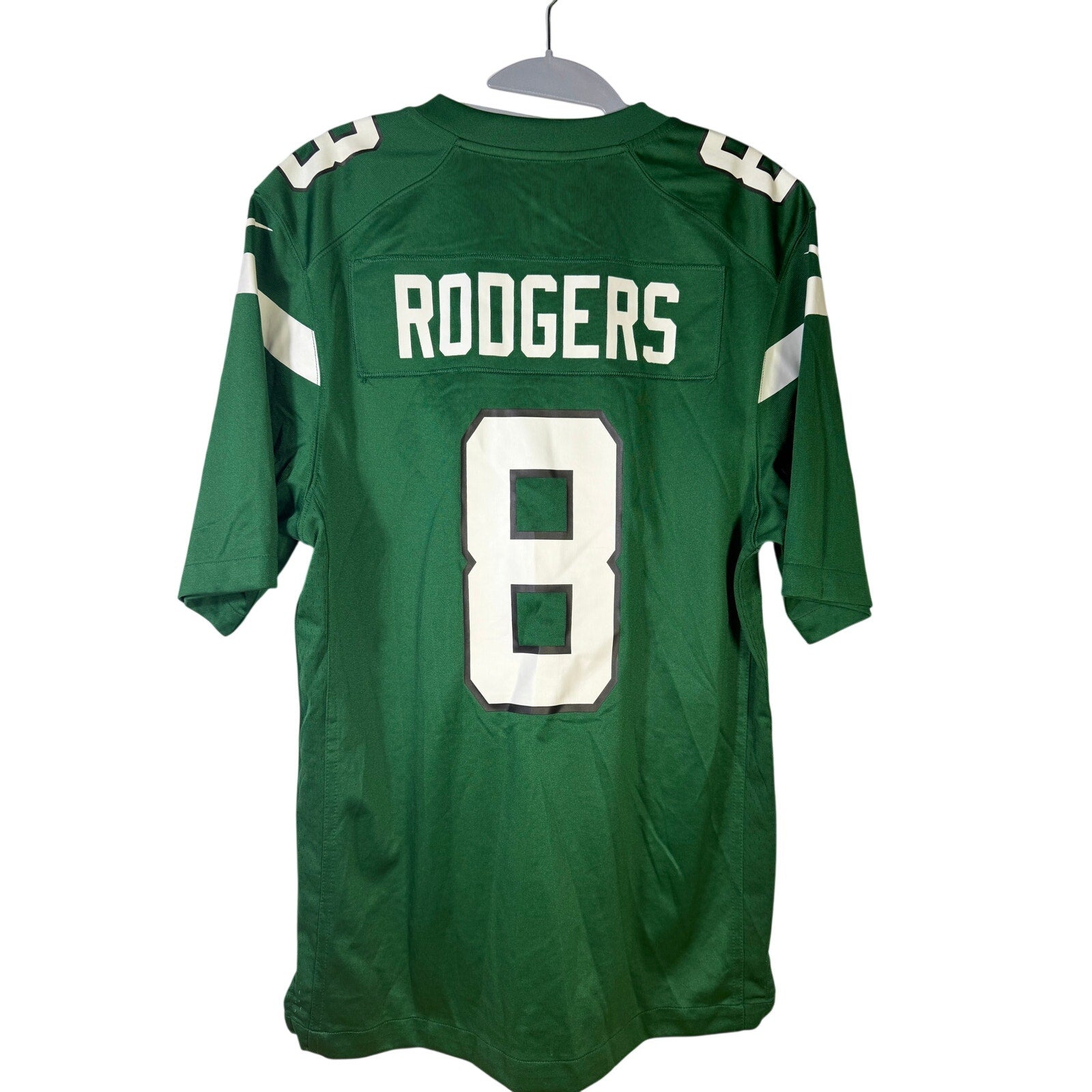 Nike New York Jets Aaron Rodgers #8 Football Jersey Men's Small Green NWT