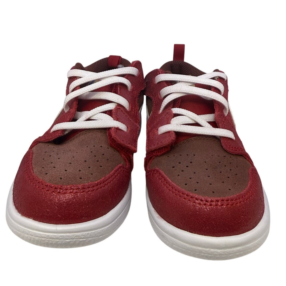 Nike Air Jordan 1 Low Alt SE PS “Dark Pony / Varsity Red” – Kids Preschool Sneakers – HF3204-200
