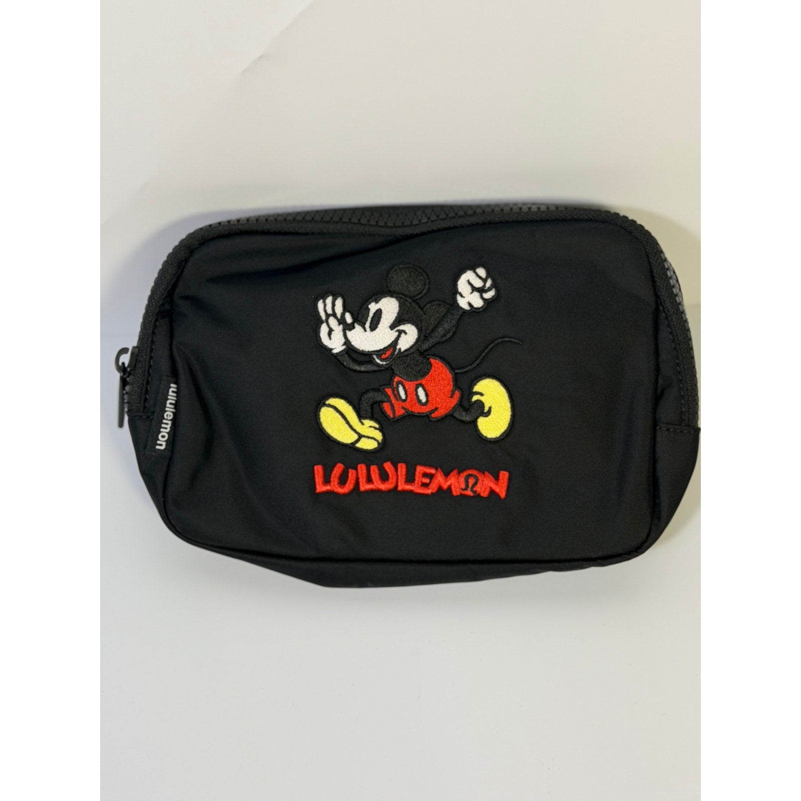 Lululemon x Disney Mickey Mouse Everywhere Belt Bag Black Embroidered NWT