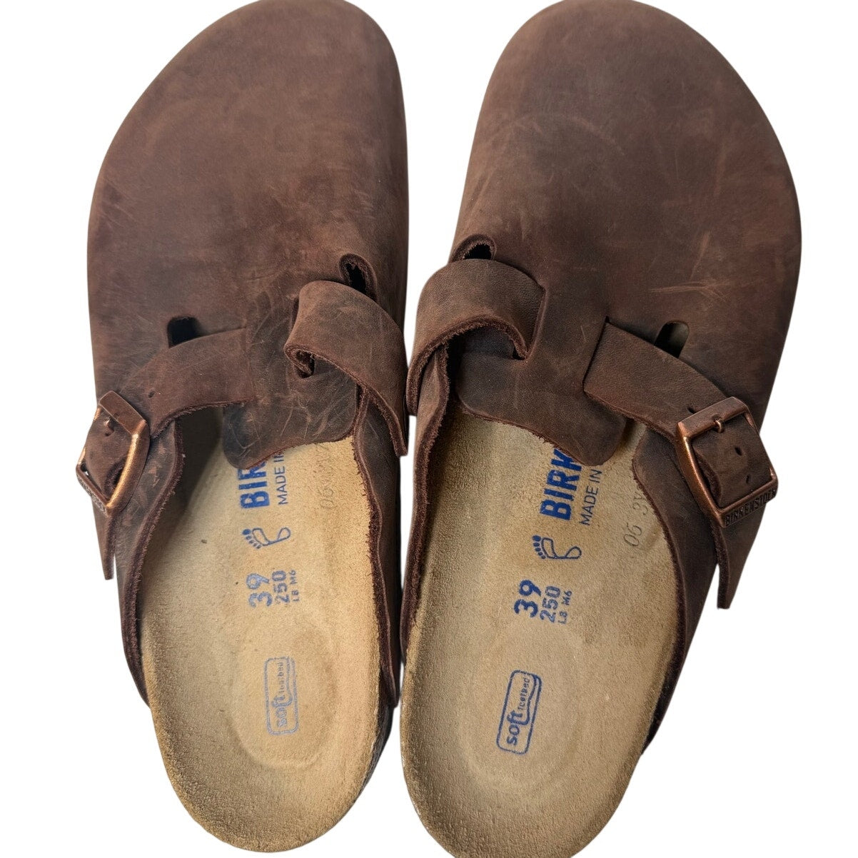 Birkenstock Boston Soft Footbed Closed-Toe Clog – Brown – size 39