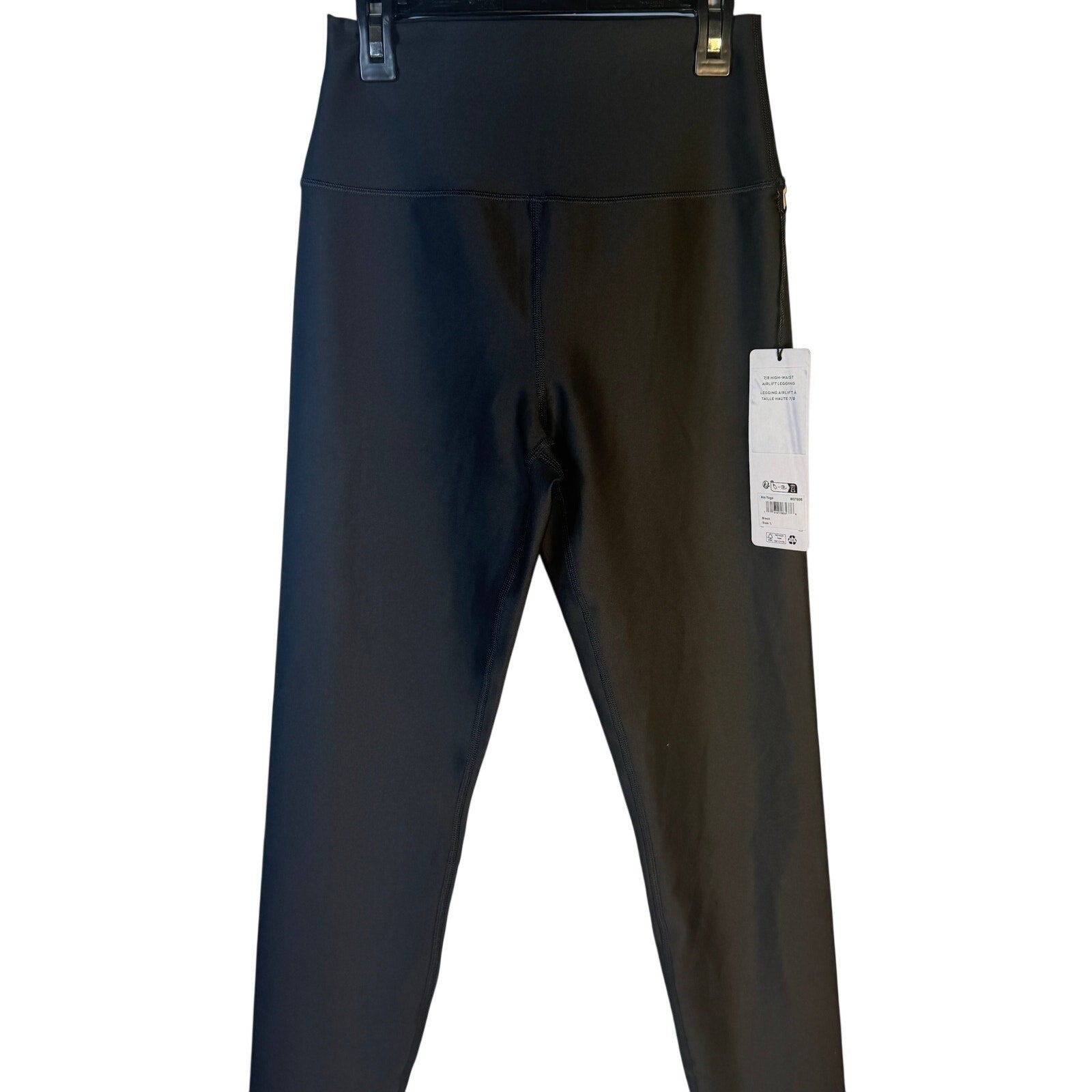 Alo Yoga Airlift 7/8 High Waist Leggings Women's Large Black NWT