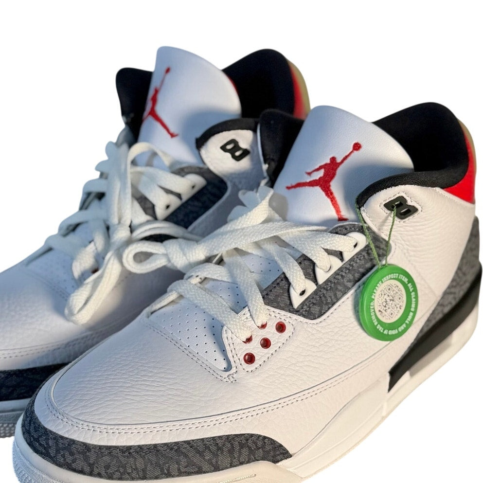 Air Jordan 3 Retro White Cement Reimagined Men's US 11 Sneakers