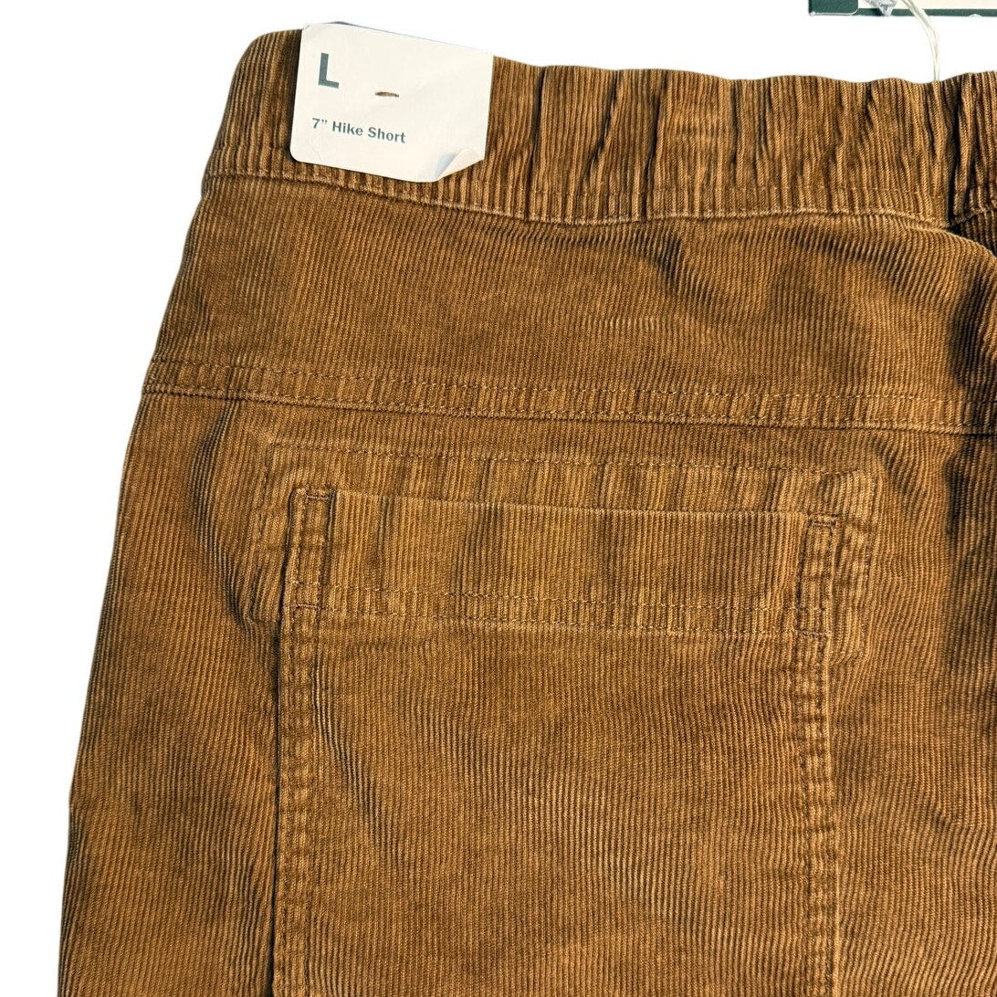Alpine Design Hike Corduroy Shorts – Men’s Large – Roasted Coffee – NWT