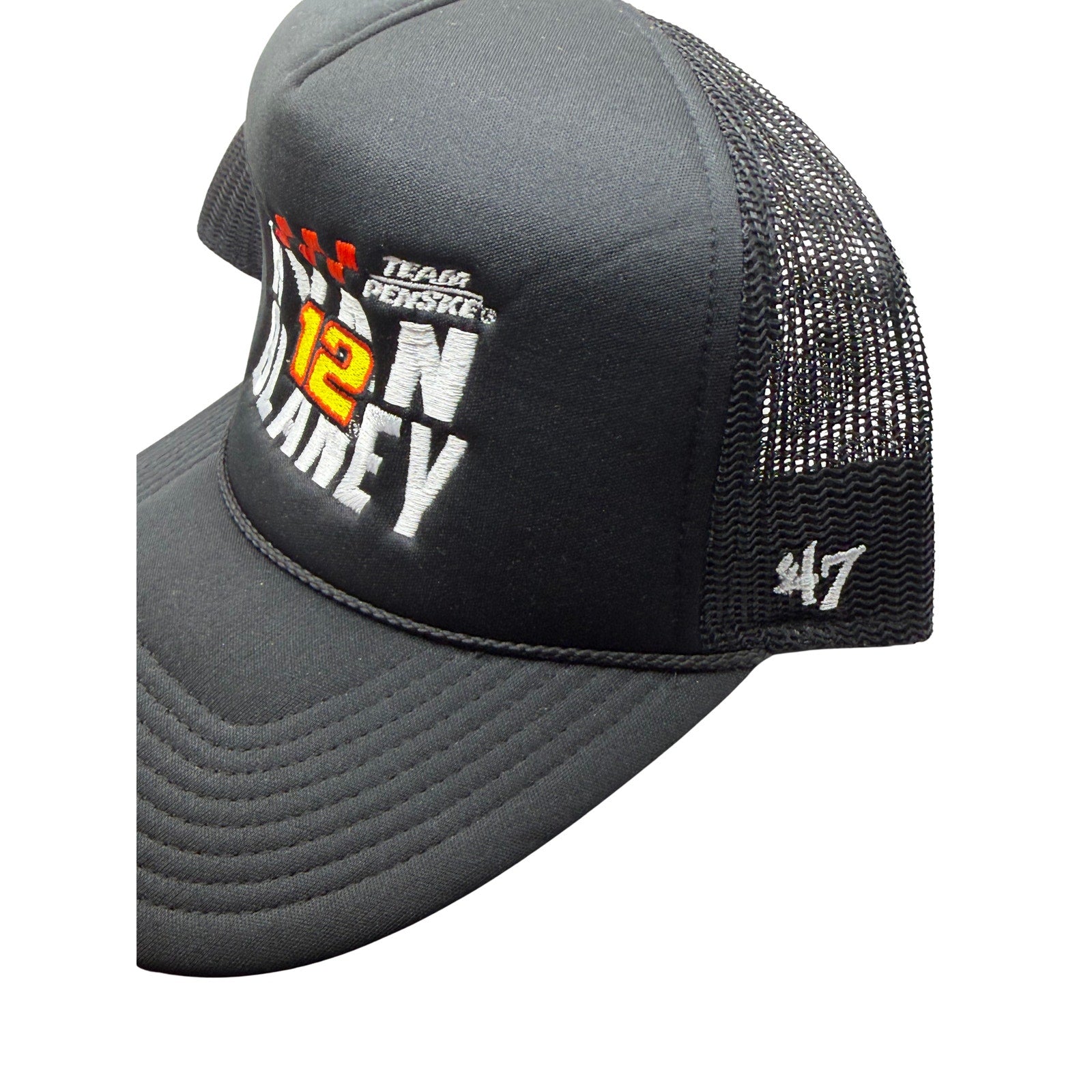 Ryan Blaney #12 Team Penske NASCAR ’47 Trucker Snapback Hat Black