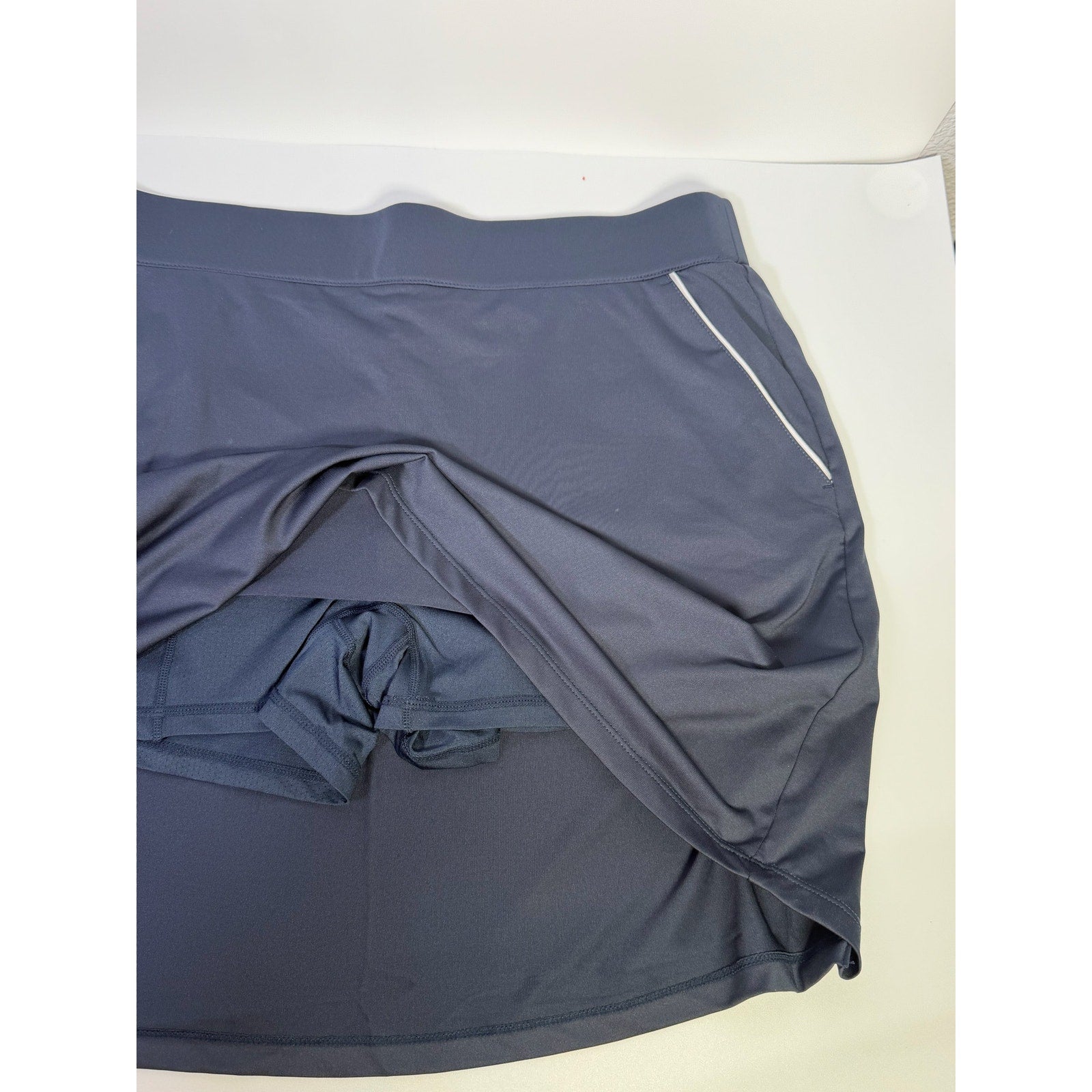 Dunning Women's Navy Golf Skort Built-In Shorts Athletic Skirt Size L