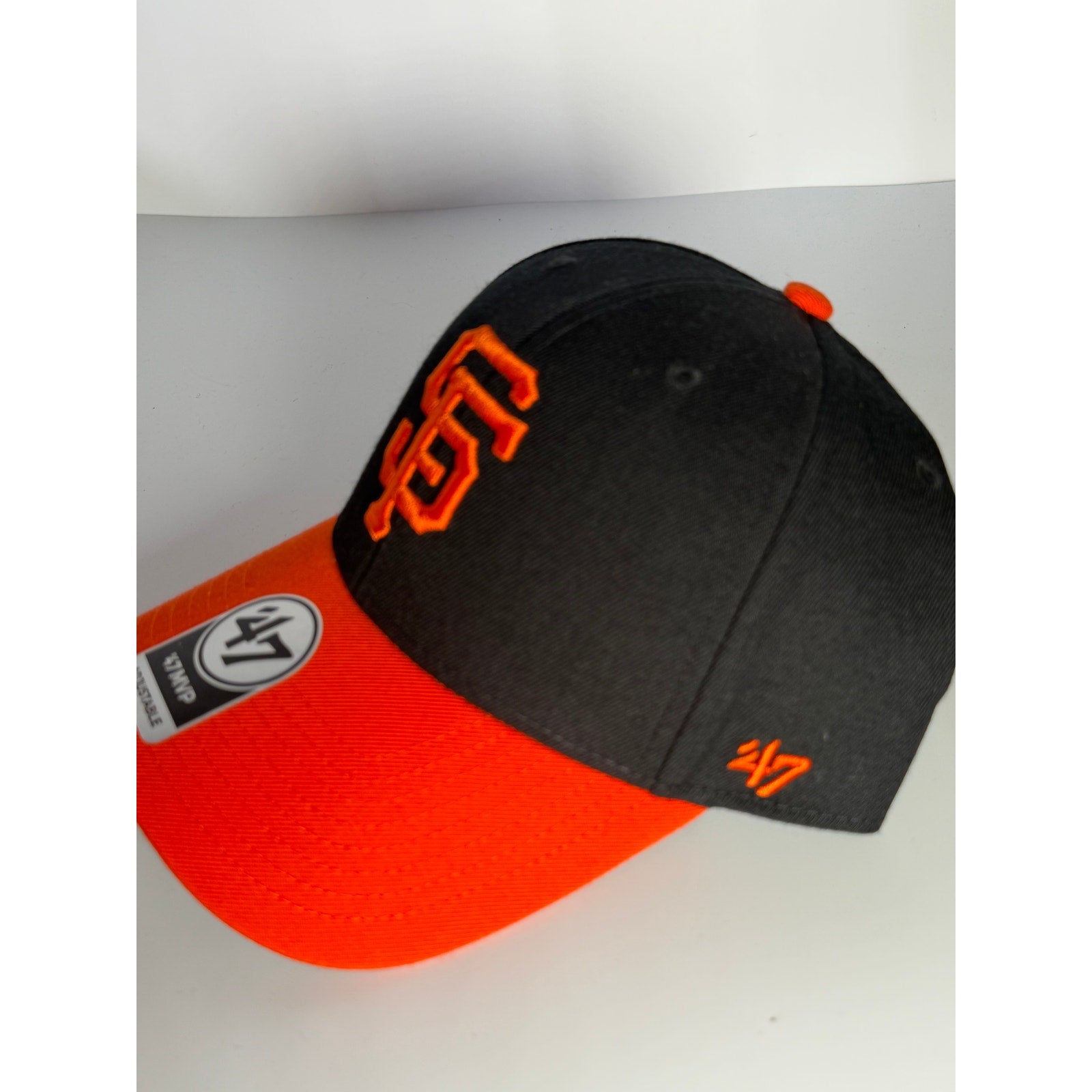 47 San Francisco Giants Black Orange MVP Adjustable MLB Baseball Hat NWT OSFM