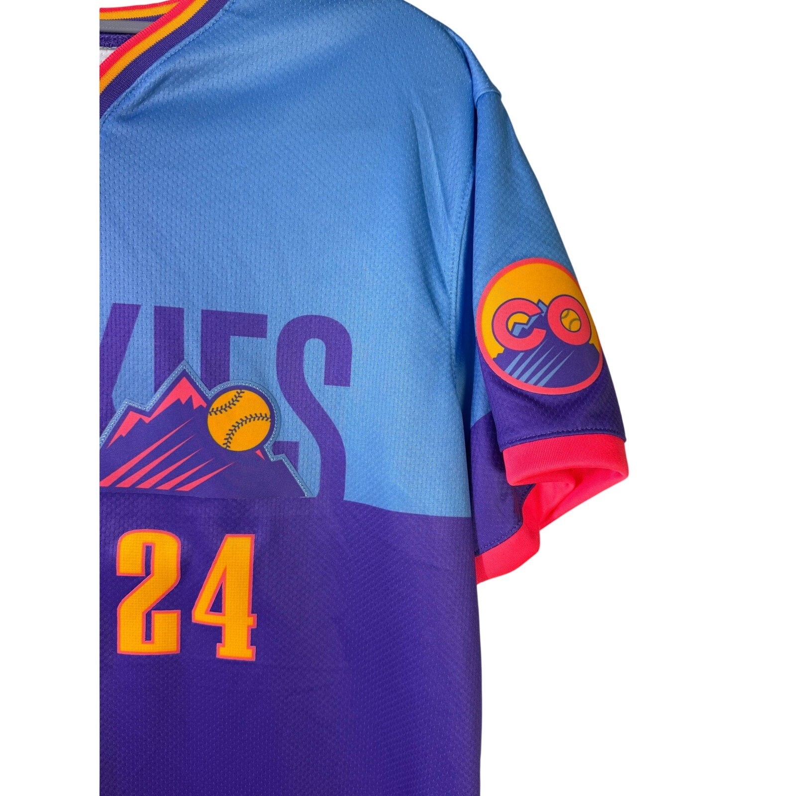 Nike Rockies McMahon #24 City Connect Jersey Youth L 14/16 NWT