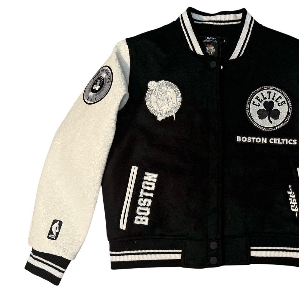Pro Standard Boston Celtics Varsity Jacket – Luxury Athletic Collection – Size S