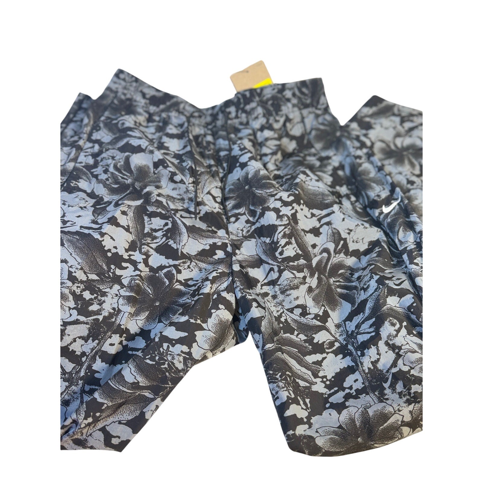 Nike Dri-FIT ADV Women's Running Shorts Black Gray Floral Print Size Small