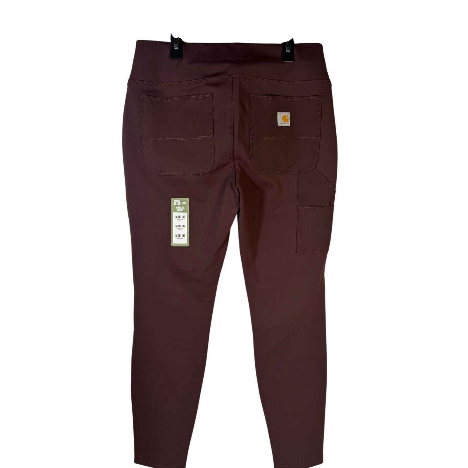 Carhartt Force Women’s Fitted Utility Pants Size M 8-10 Regular Brown New