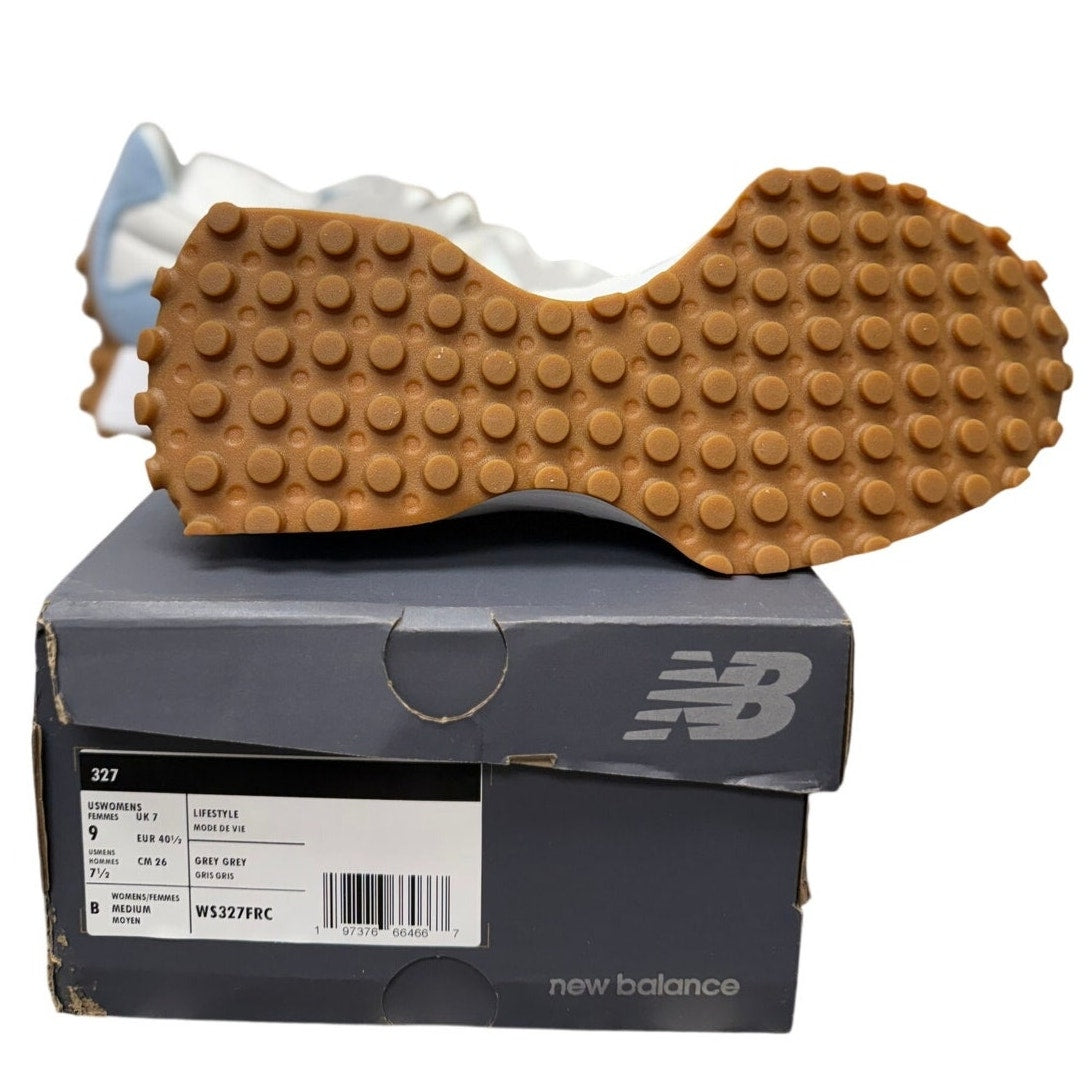 New Balance 327 Women’s 9 Grey Grey Retro Running Lifestyle Sneakers WS327FRC