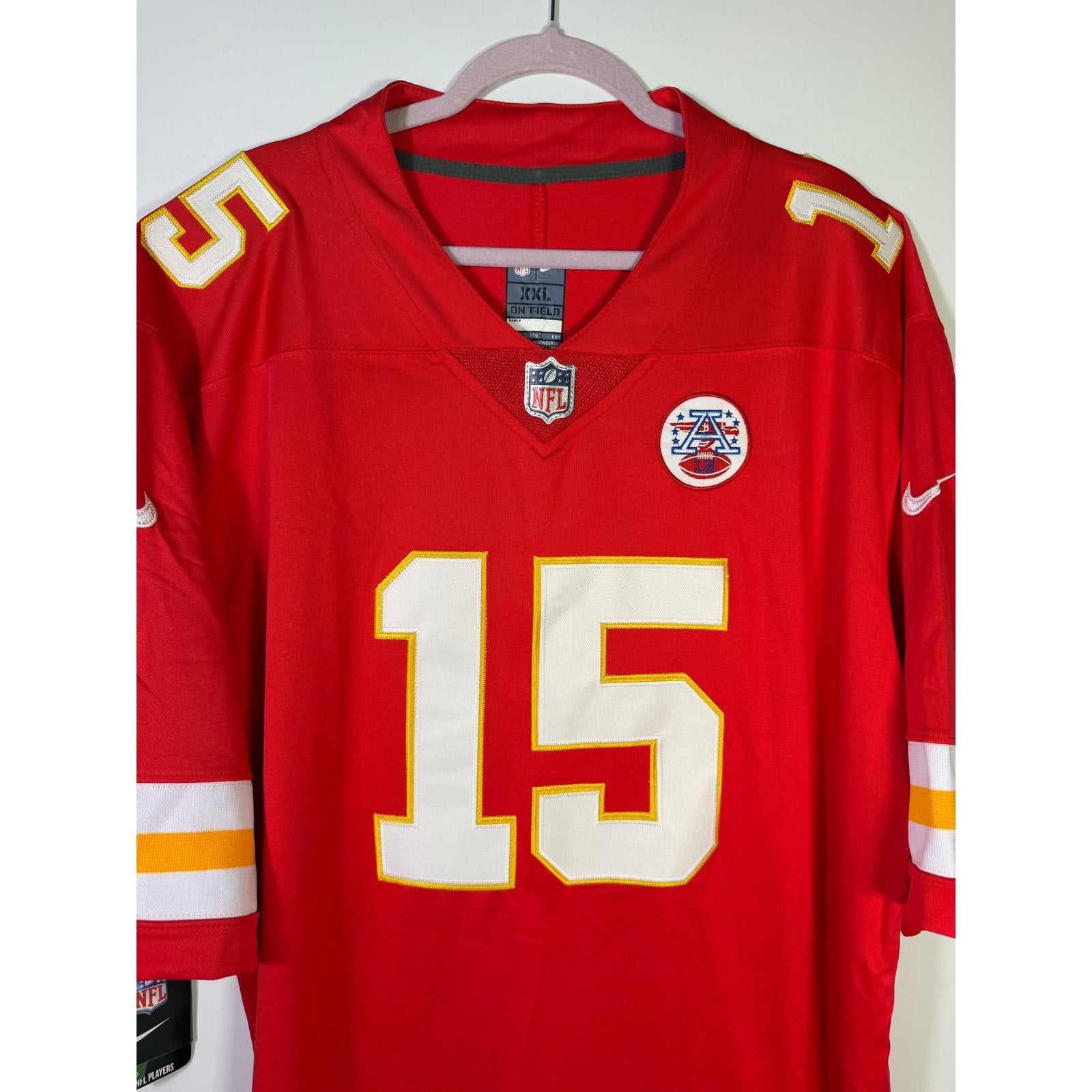 Nike NFL Kansas City Chiefs Patrick Mahomes #15 On Field Jersey – Men's Size XXL