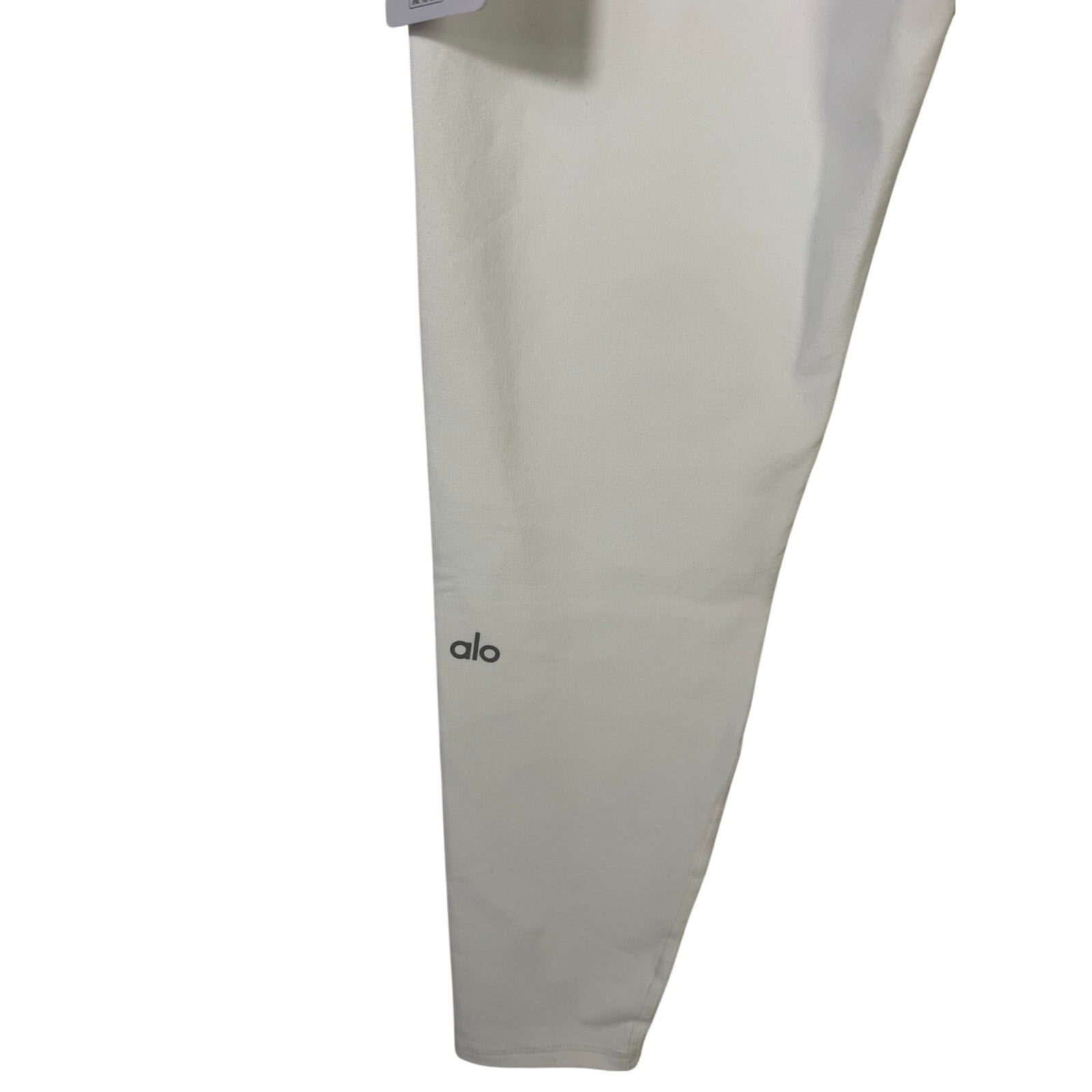 Alo Yoga 7/8 High Waist Airbrush Leggings White Women's Large NWT