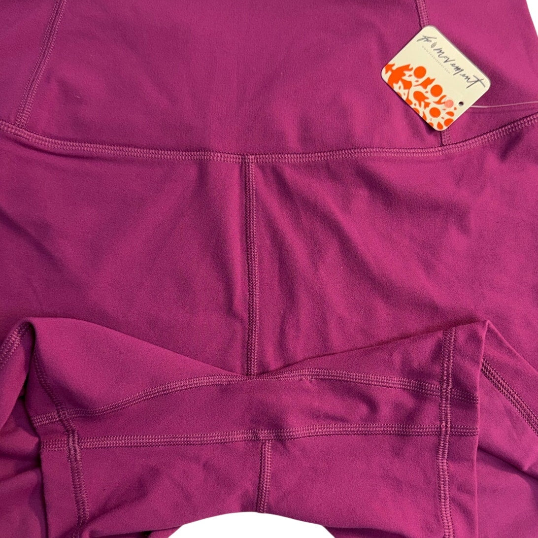Free People Movement “Never Better” Bike Shorts – Mulberry – Size Large