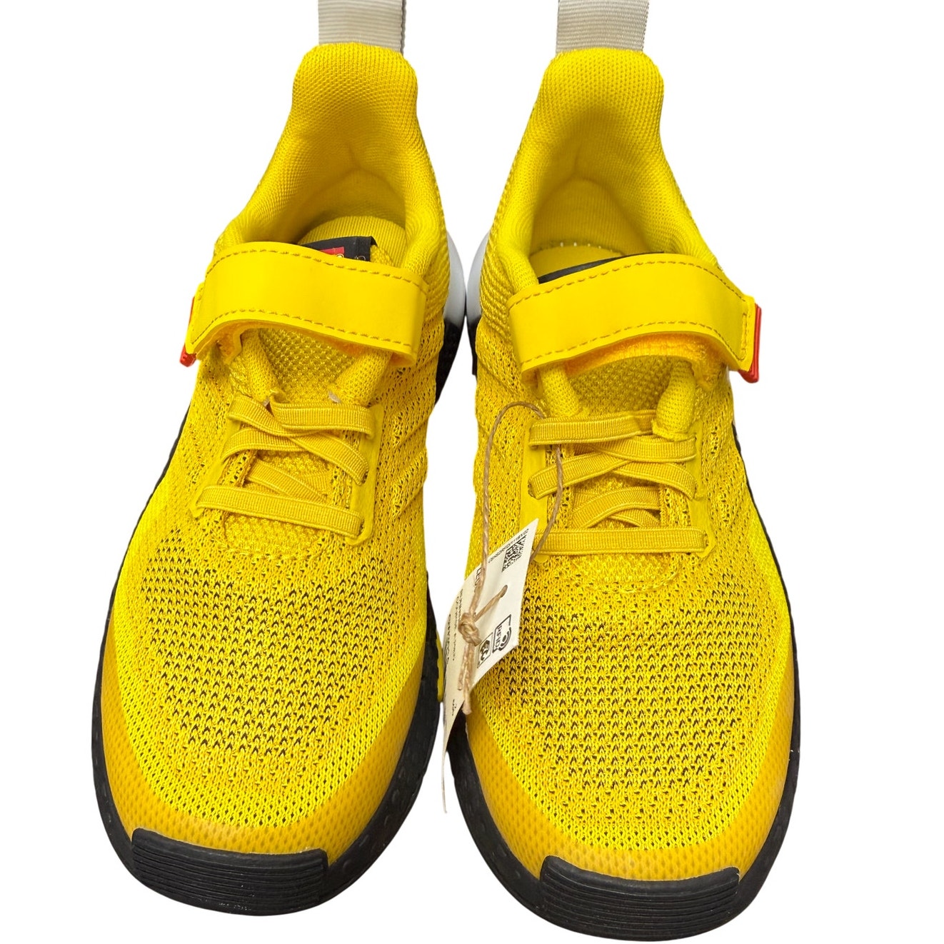 adidas x LEGO Sport Pro EL K Kids 2.5 Yellow Black Sneakers GW3014 NIB