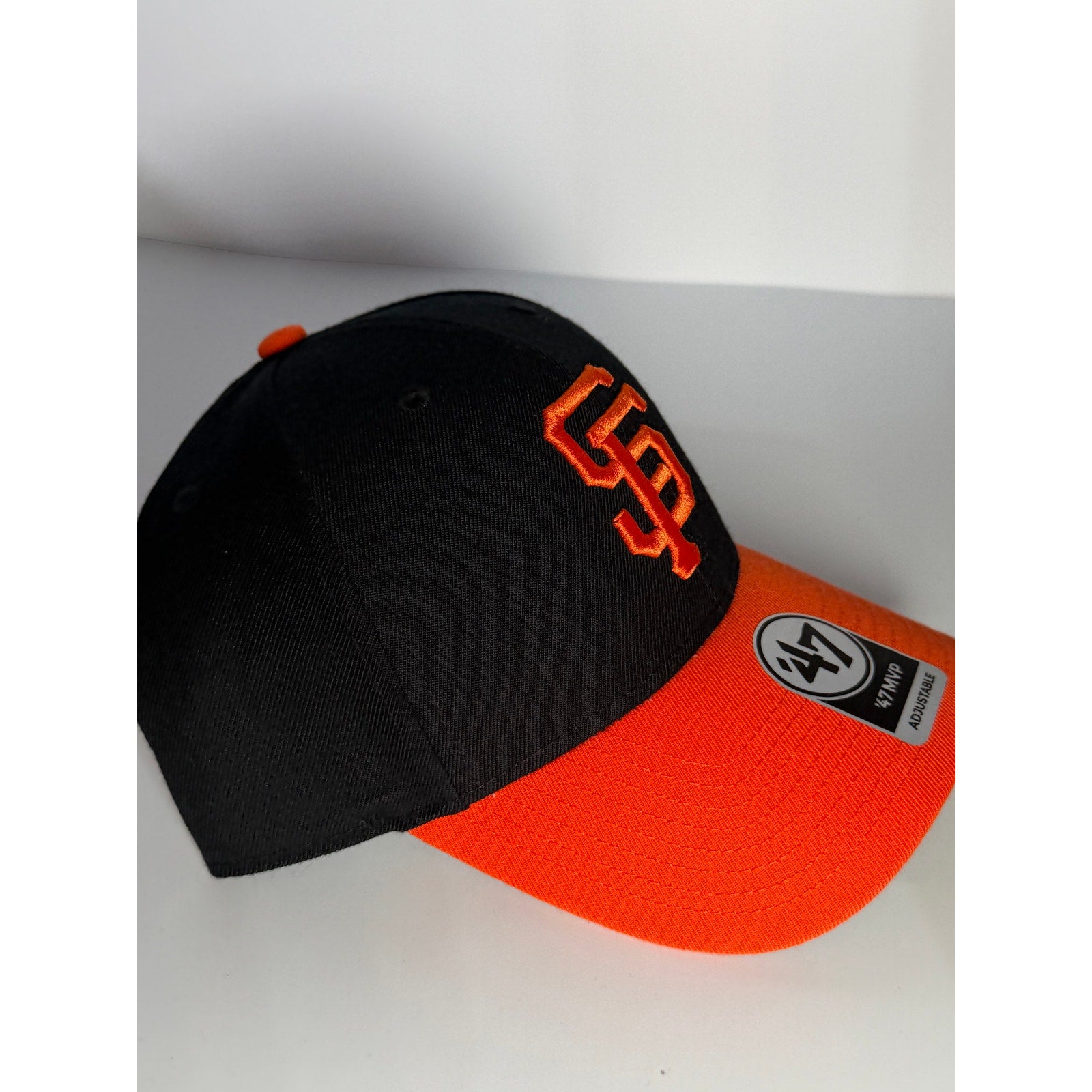 47 San Francisco Giants Black Orange MVP Adjustable MLB Baseball Hat NWT OSFM