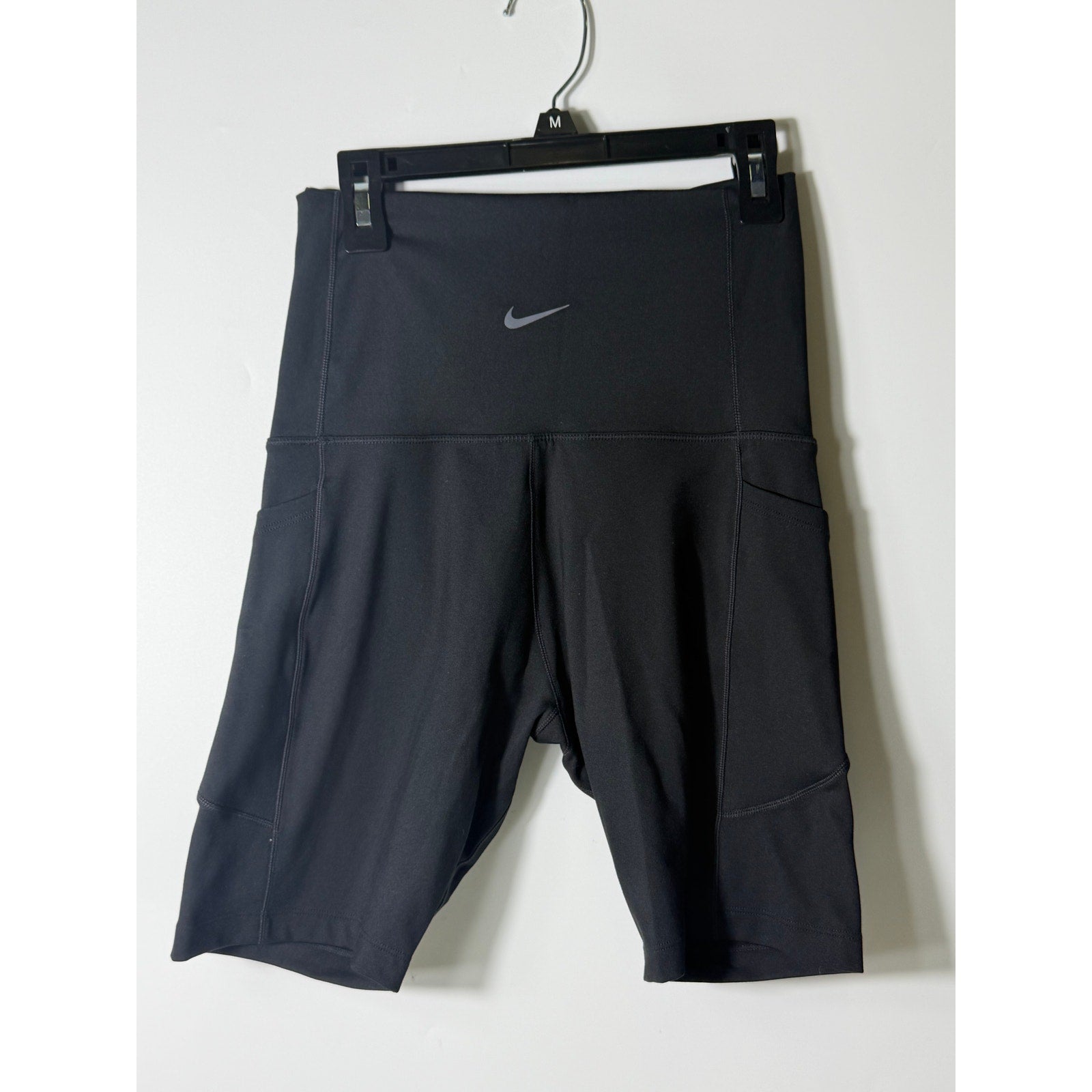 Nike One High-Waisted Training Bike Shorts Women's Small Black New