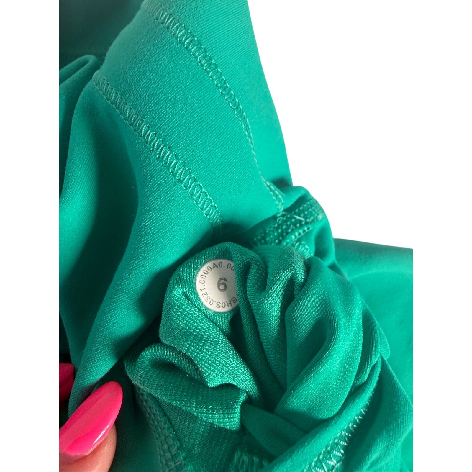 Lululemon Women’s High-Rise Biker Shorts Teal Green Size 6
