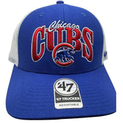 Chicago Cubs MLB ’47 Trucker Adjustable Hat Blue White One Size NWT
