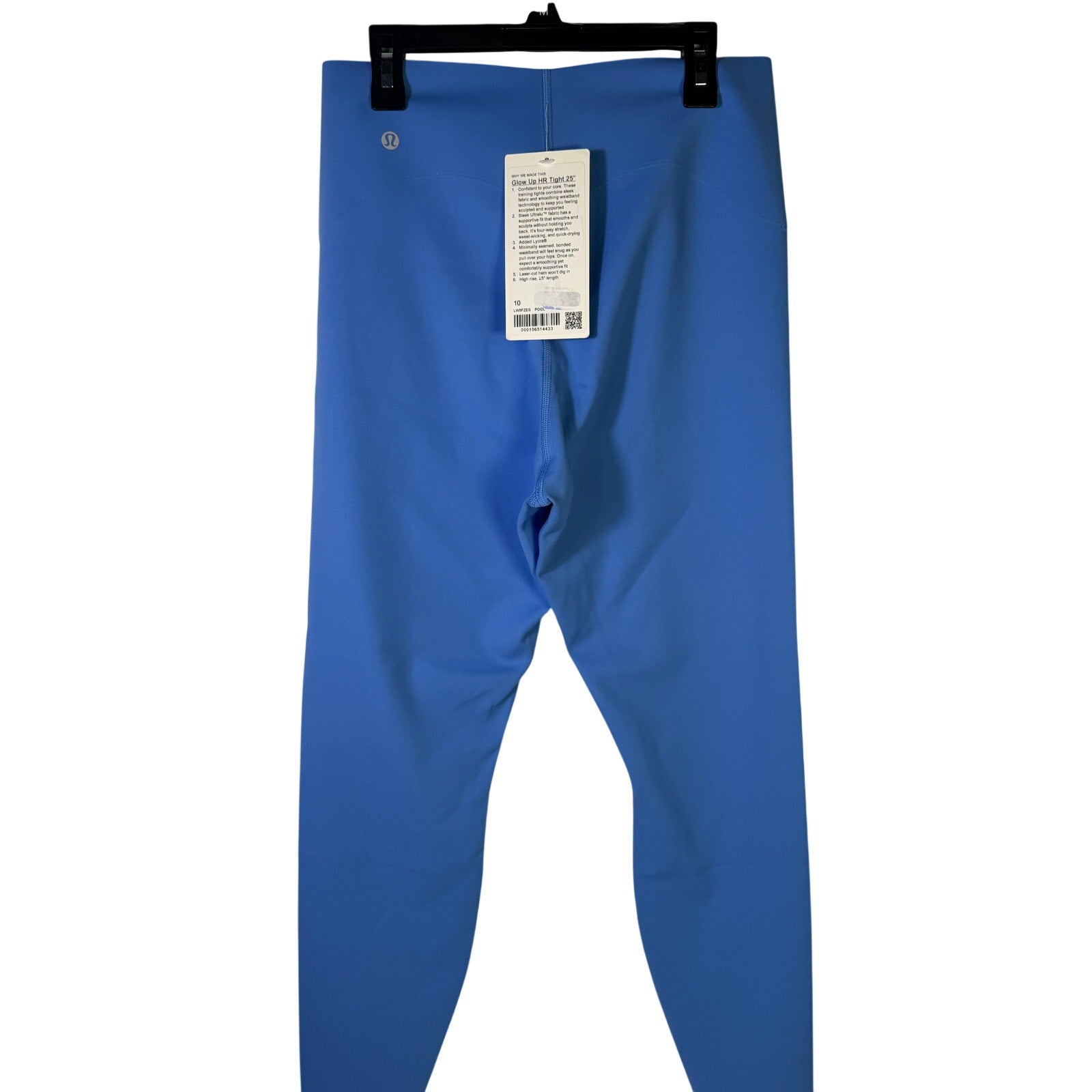 lululemon Glow Up High-Rise Tight 25” Pool Party Blue Size 10