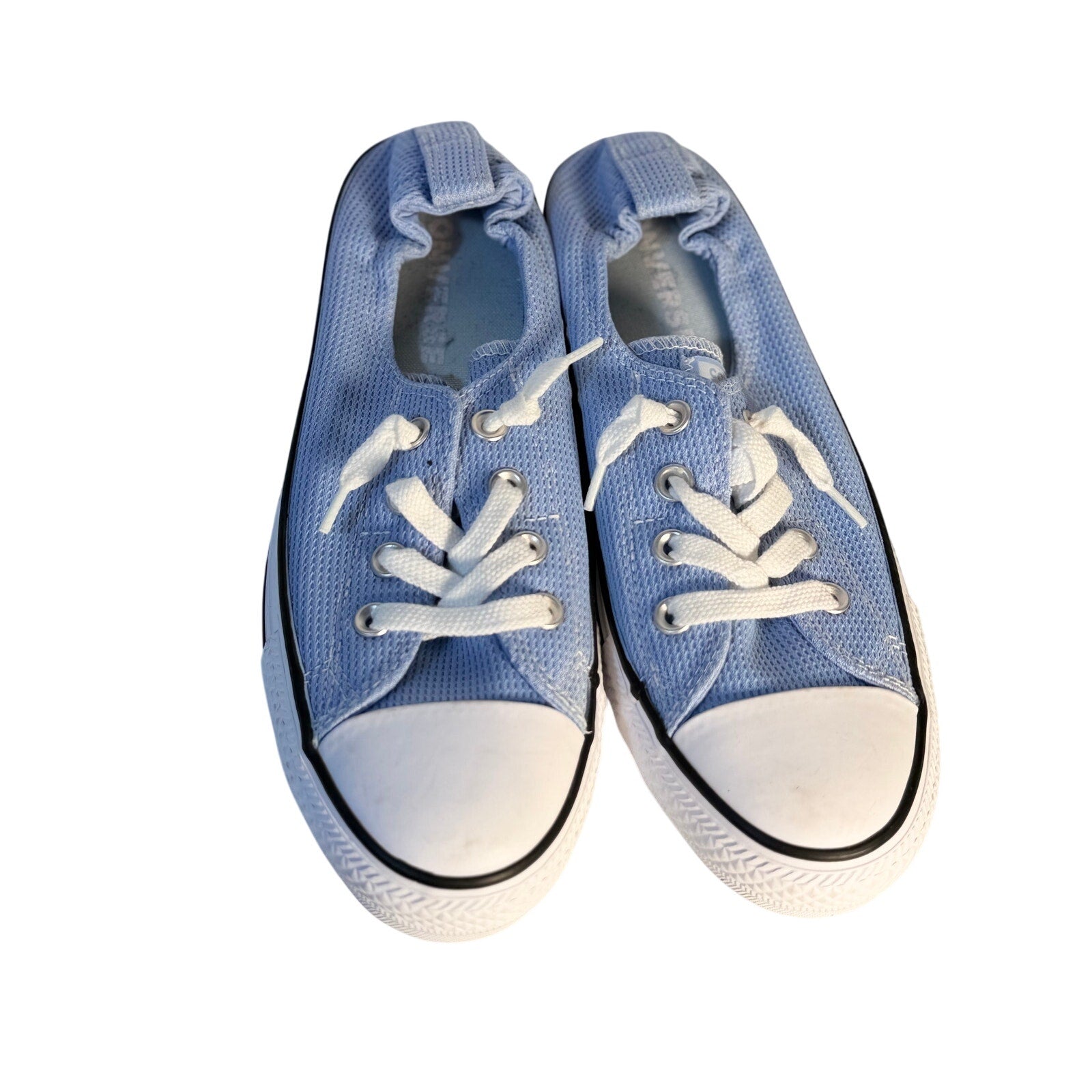 Converse Chuck Taylor All Star Shoreline Slip-On Light Blue Women's Size 9 Canvas Sneakers