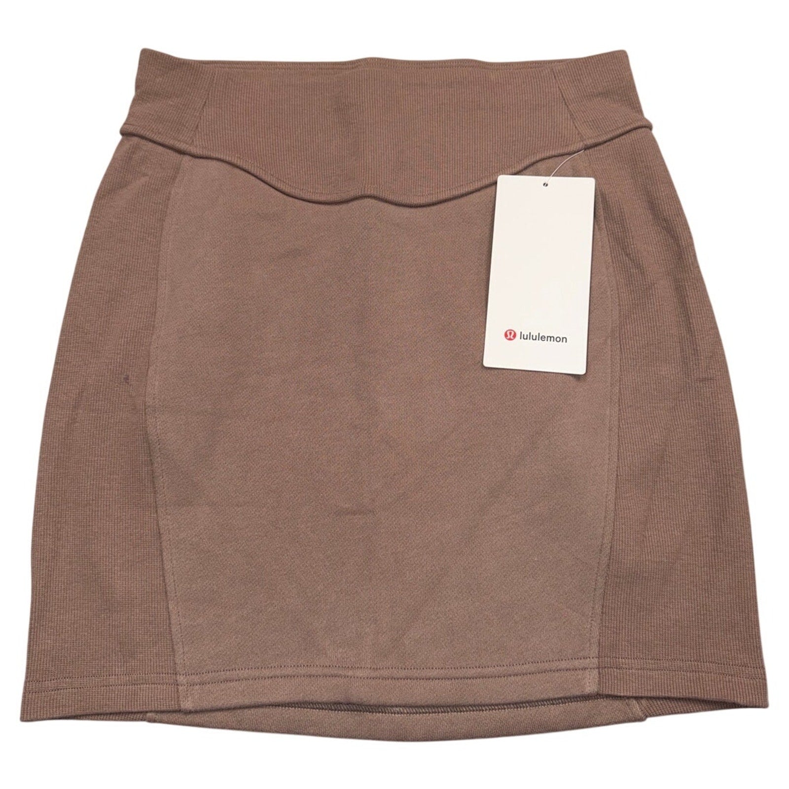 NWT Lululemon Scuba High-Rise Mini Skirt – Taupetastic (Brown) – Women’s XL